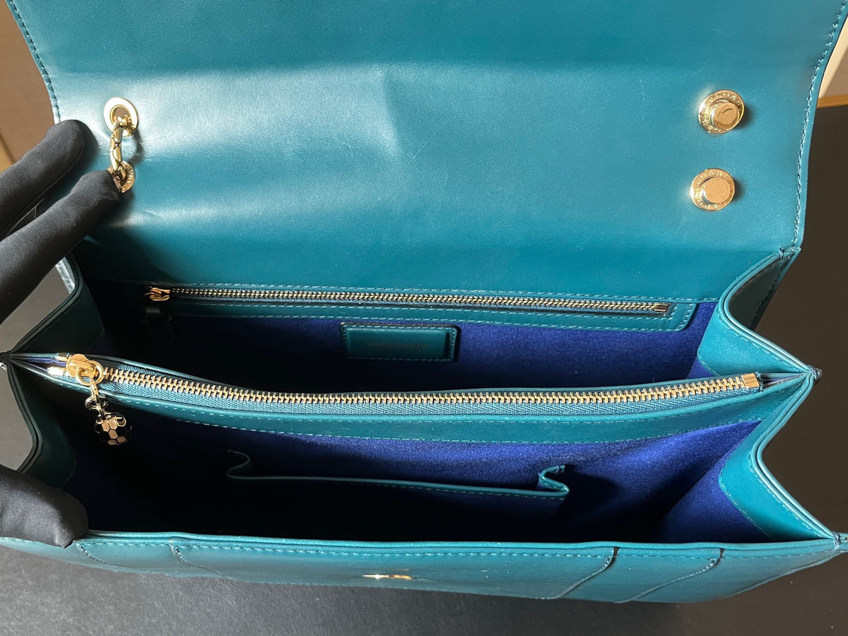 Bvlgari - Serpenti - Leather - Green - (large)