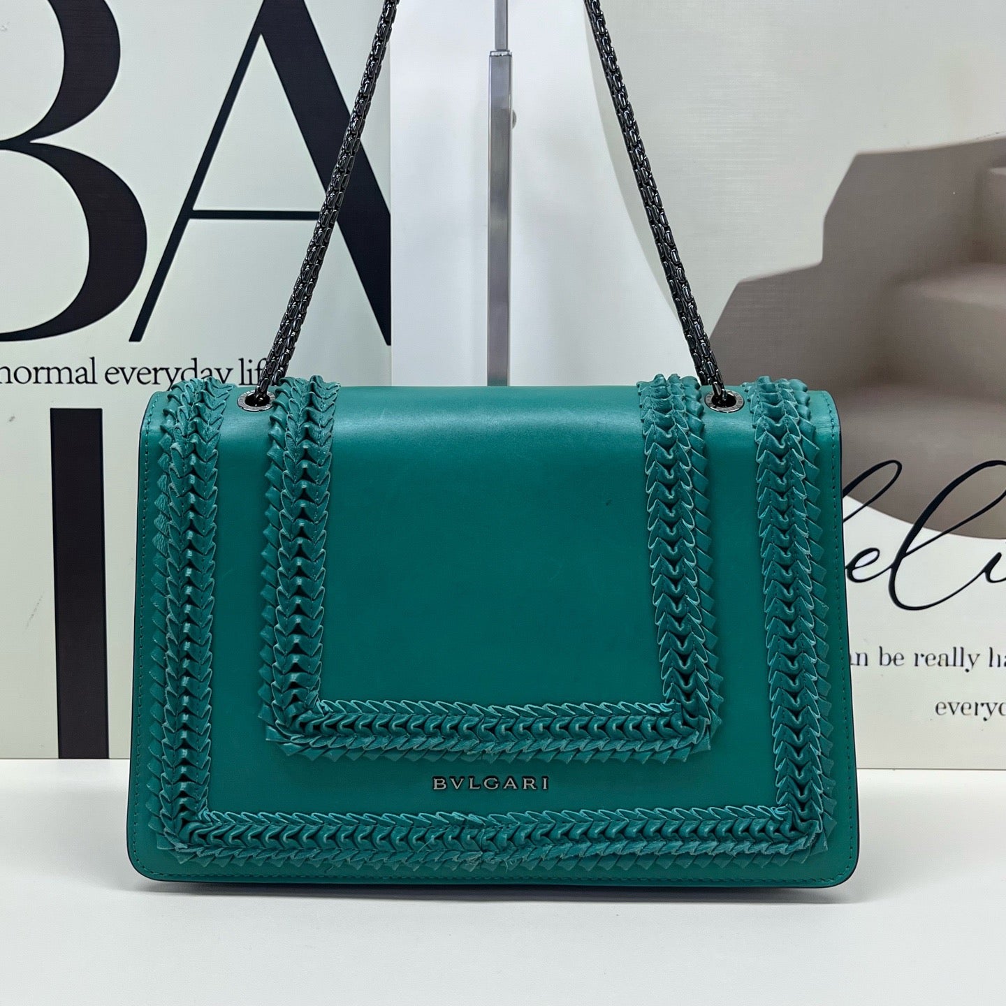 Bvlgari - Serpenti - Leather - Green - (medium)
