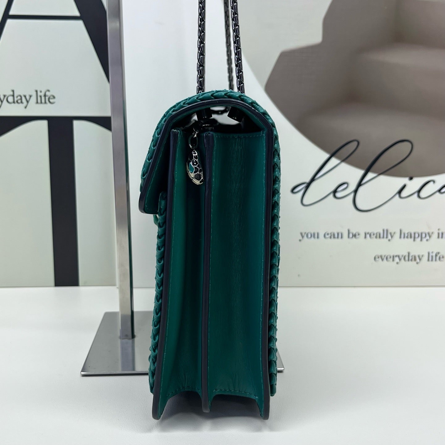 Bvlgari - Serpenti - Leather - Green - (medium)