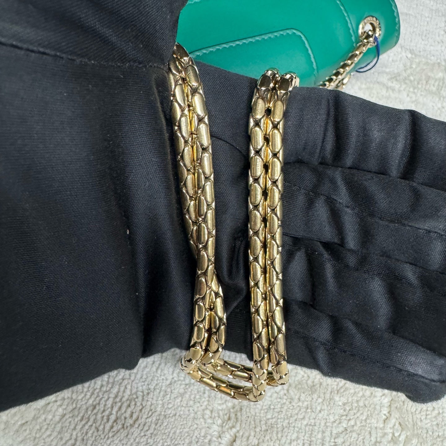 Bvlgari - Serpenti - Leather - Green - (Medium)