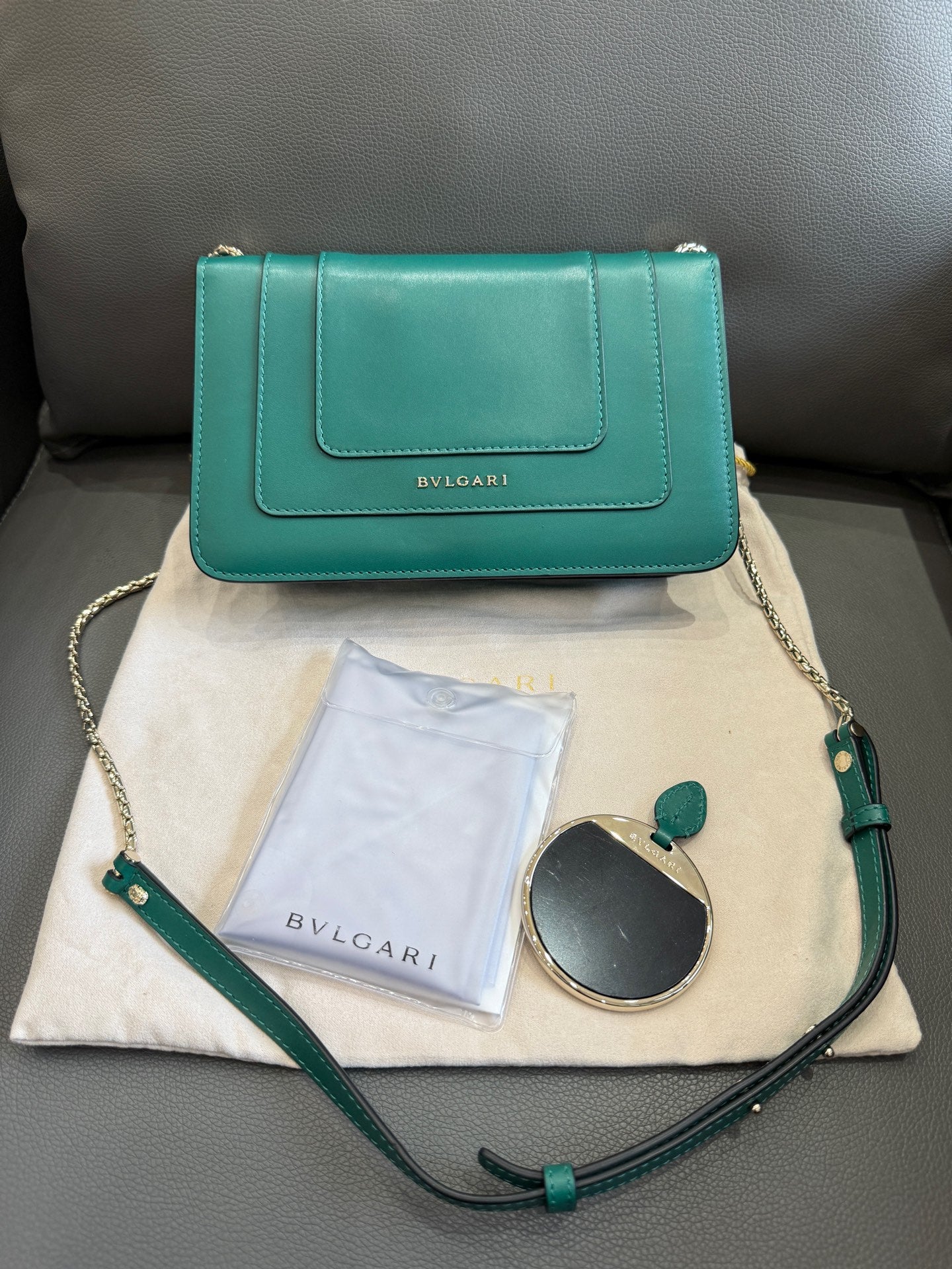 Bvlgari - Serpenti - Leather - Green - (small)