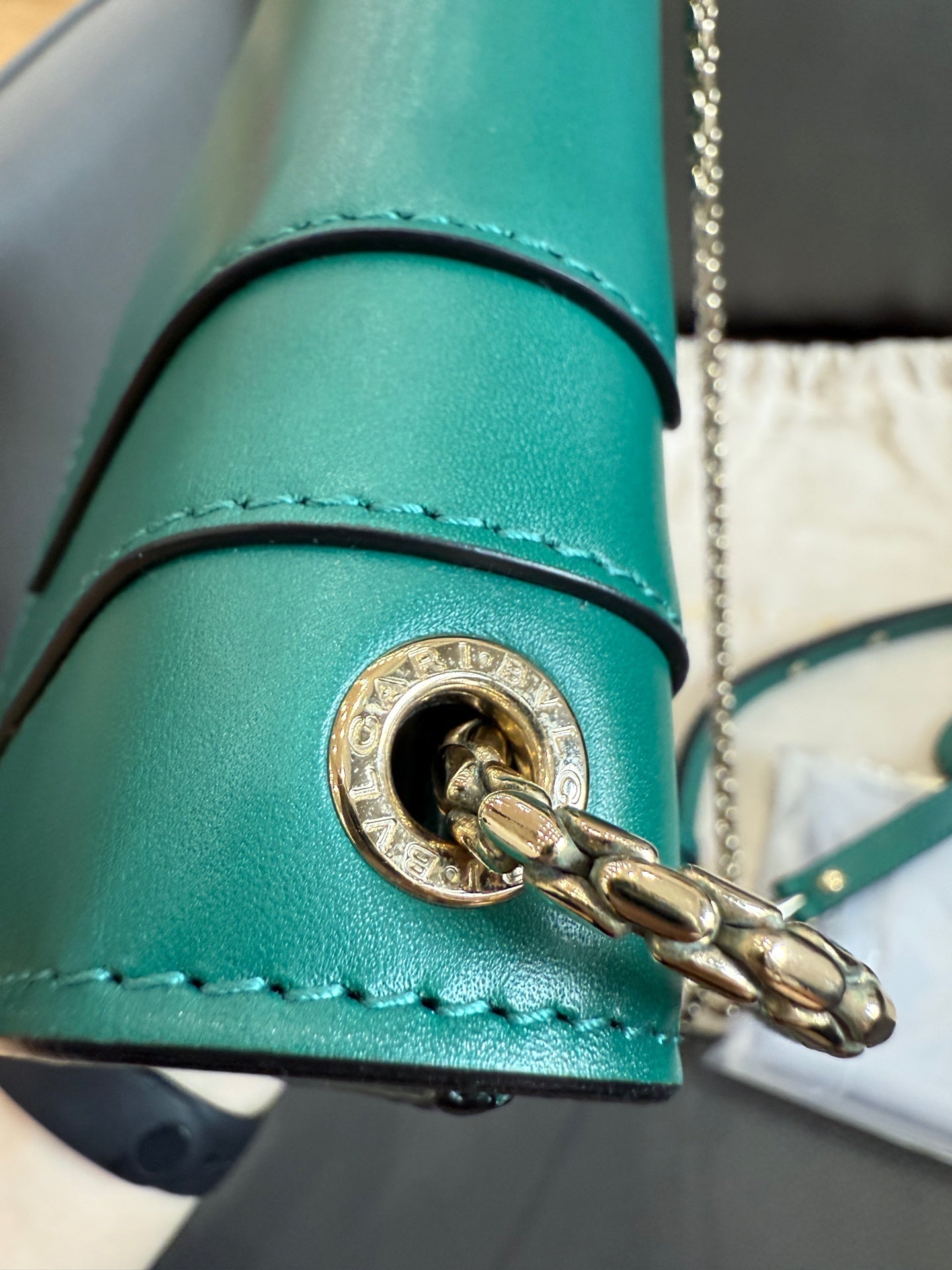 Bvlgari - Serpenti - Leather - Green - (small)