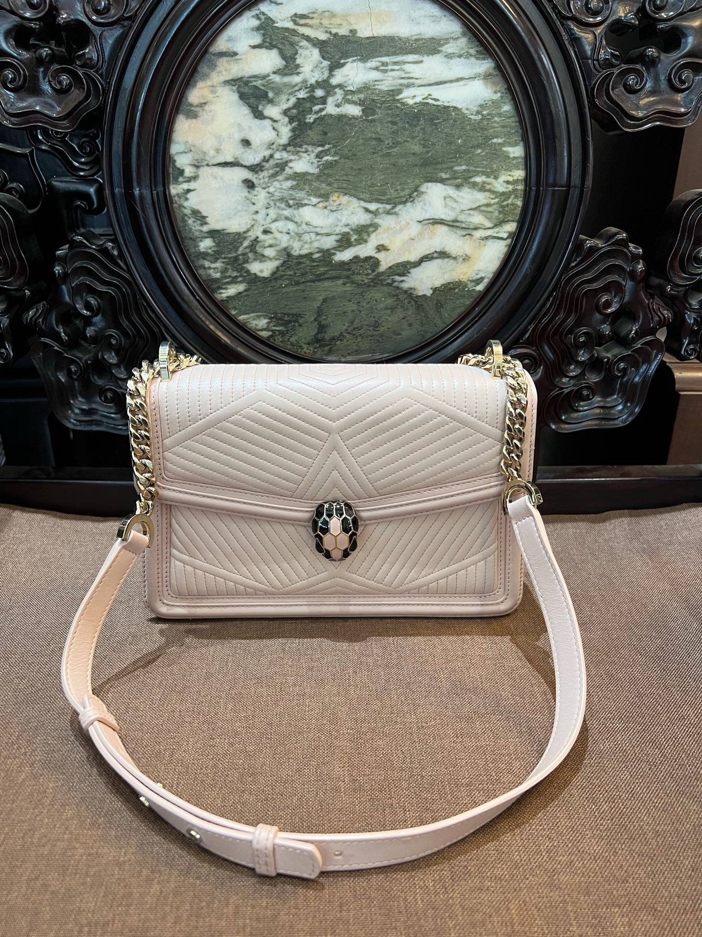 Bvlgari - Serpenti - Leather - Pink - (Medium)