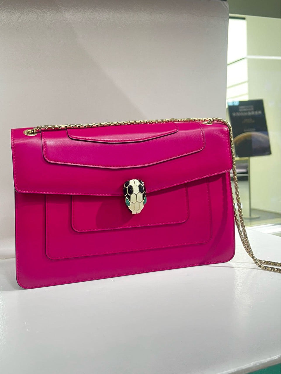 Bvlgari - Serpenti - Leather - Pink - (medium)