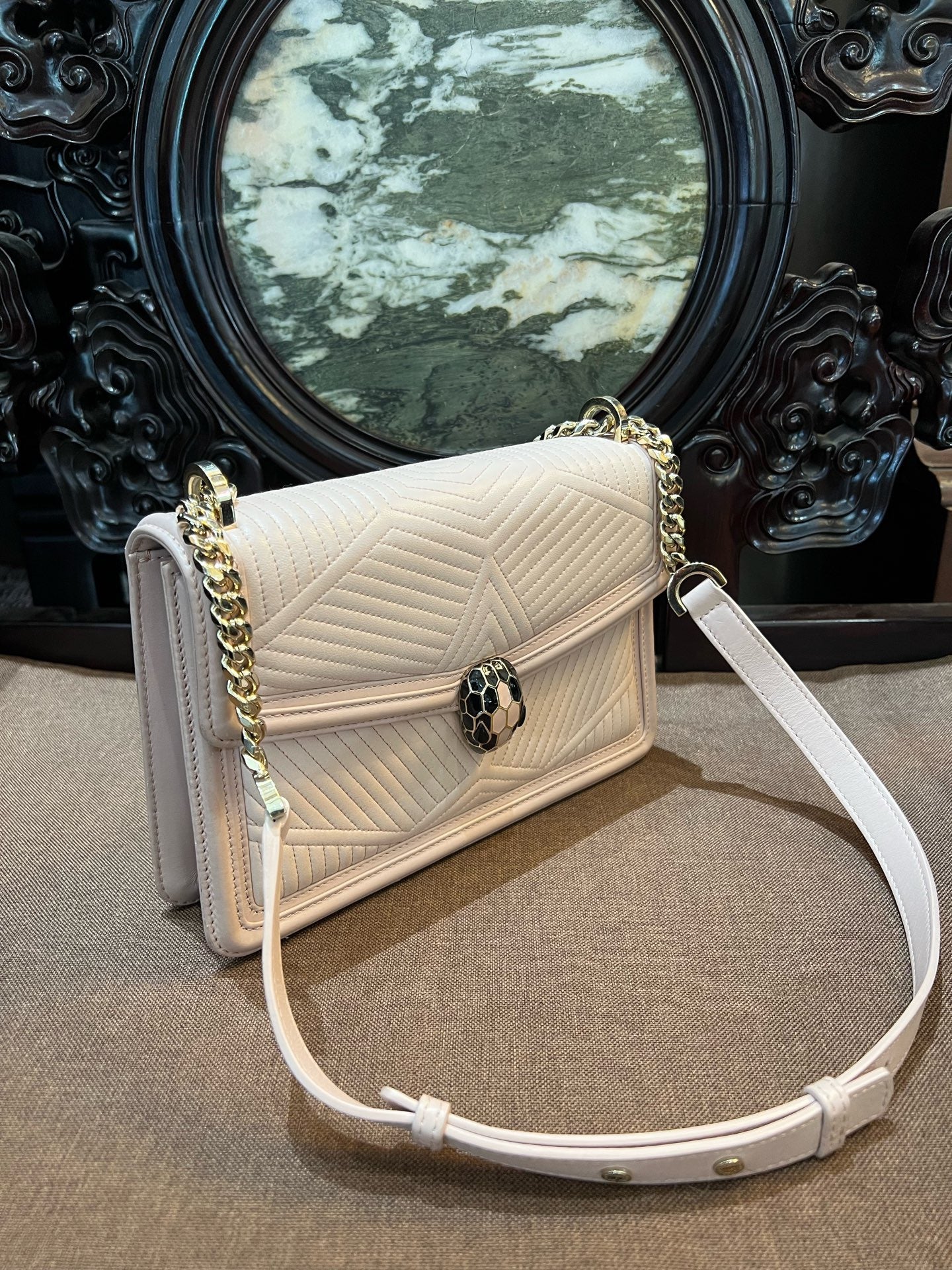 Bvlgari - Serpenti - Leather - Pink - (Medium)