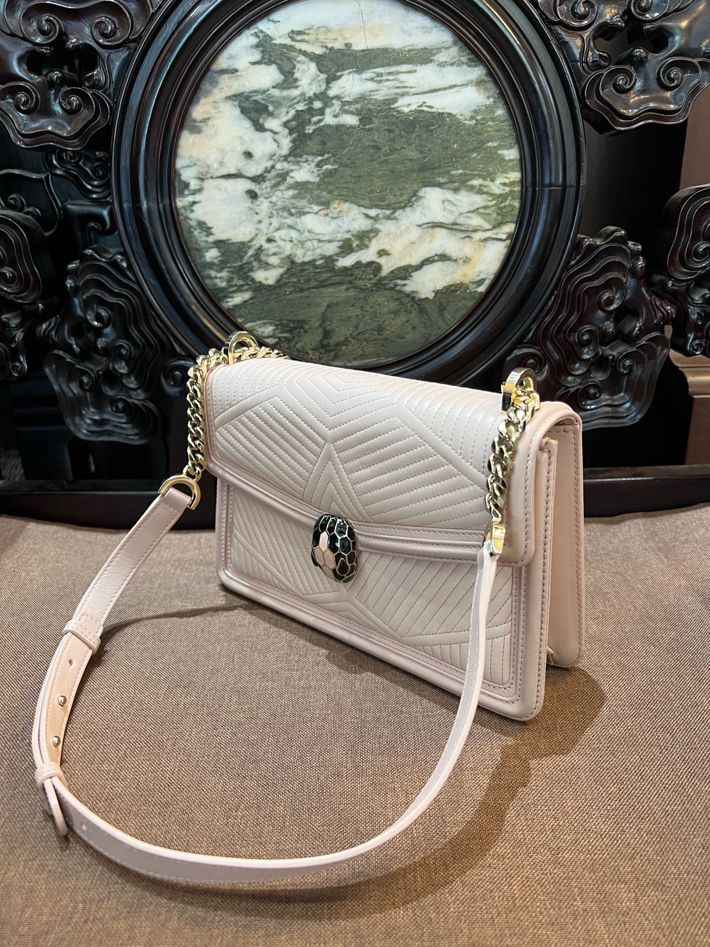 Bvlgari - Serpenti - Leather - Pink - (Medium)