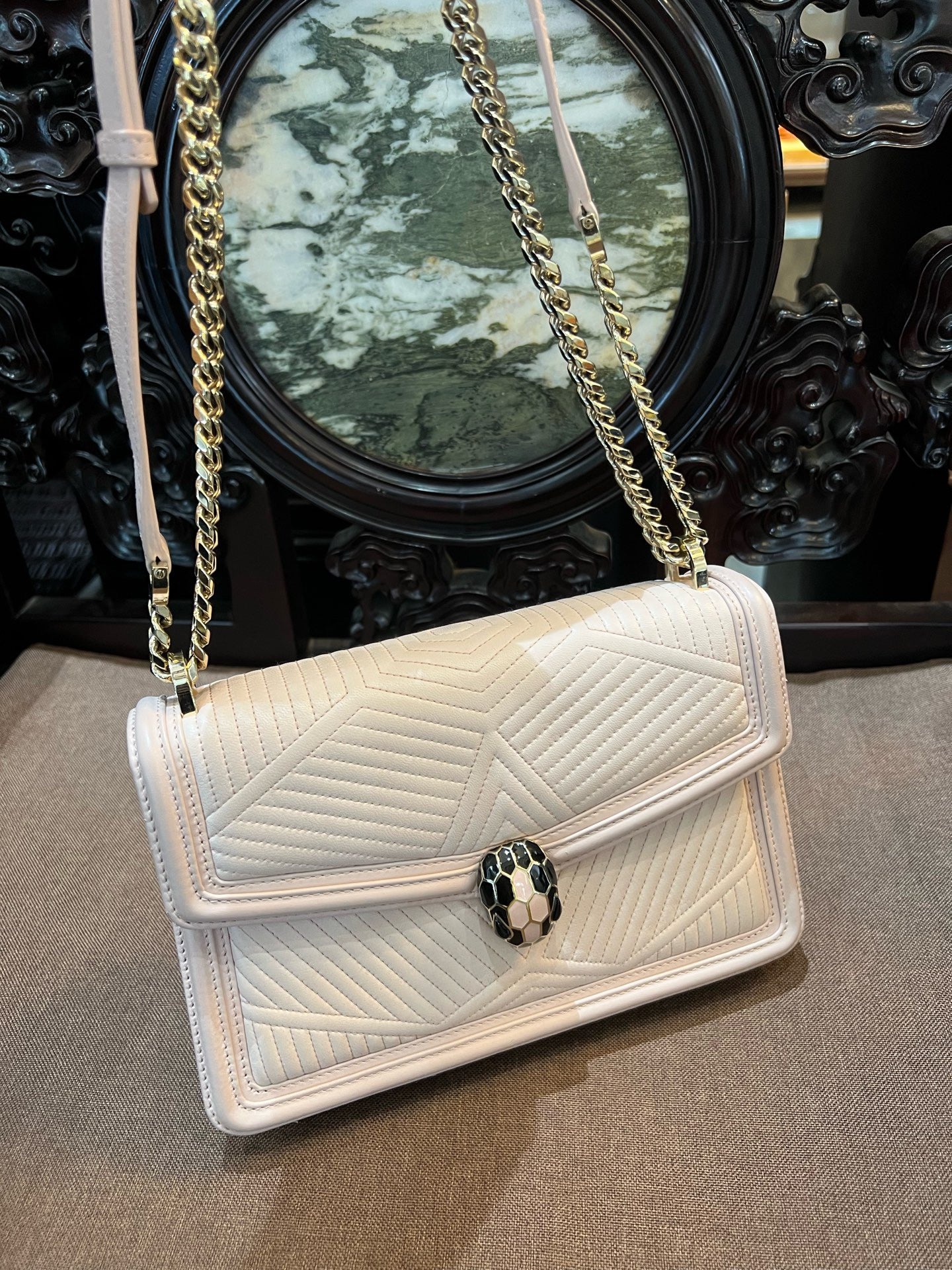 Bvlgari - Serpenti - Leather - Pink - (Medium)