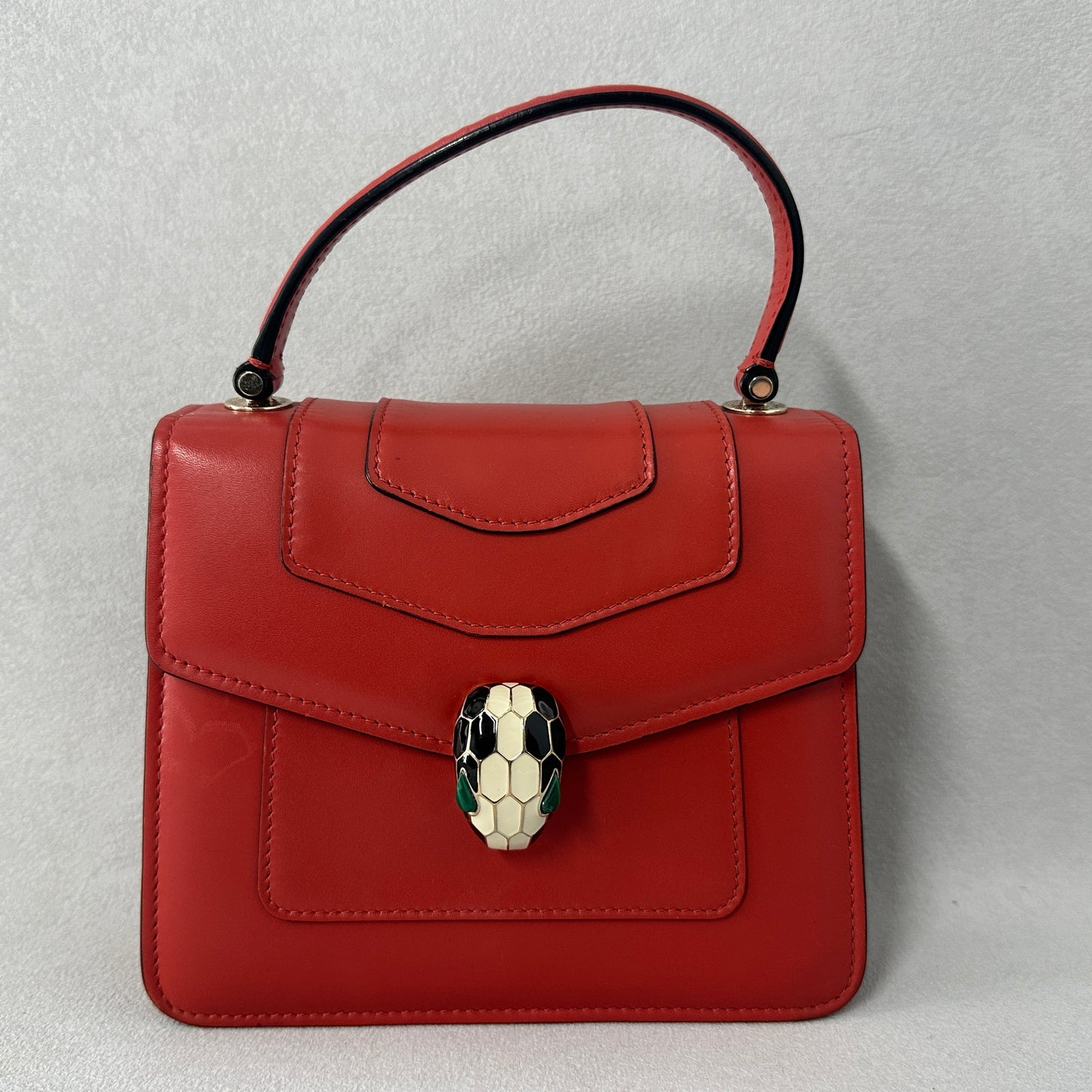Bvlgari - Serpenti - Leather - Red - (mini)