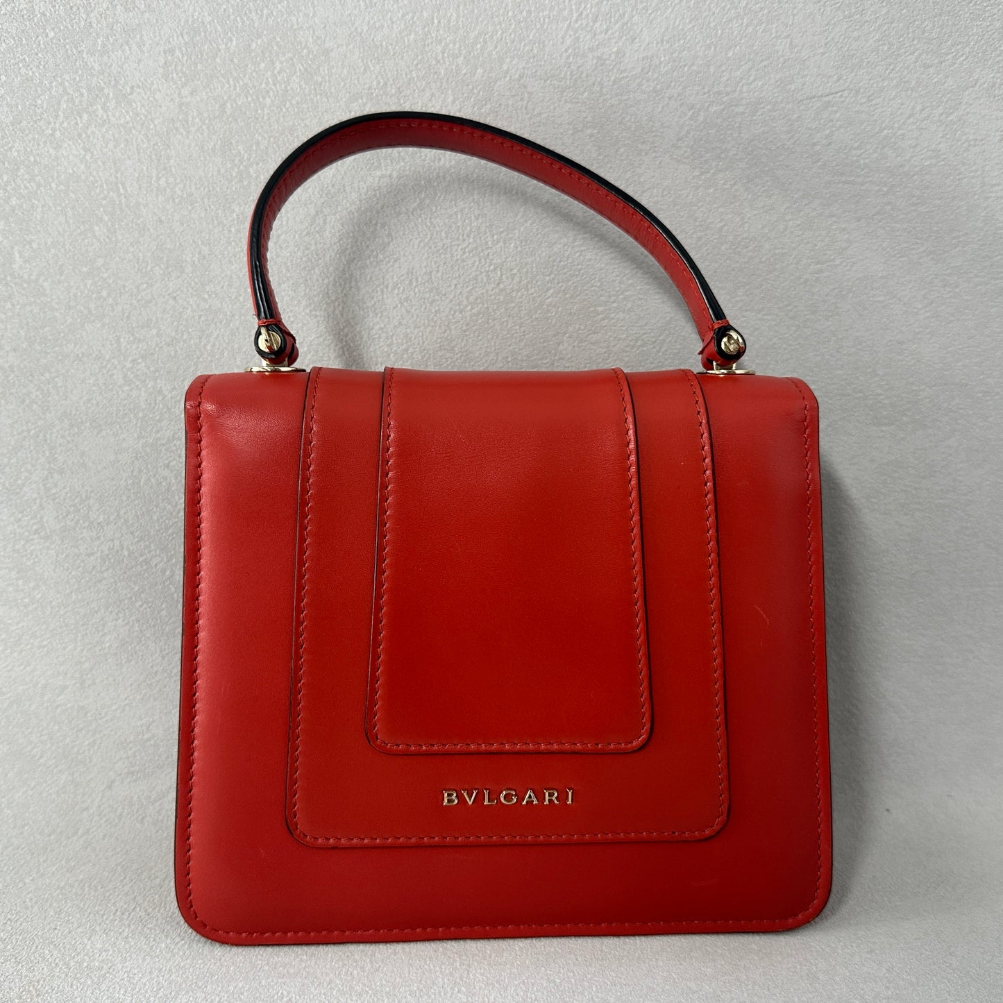 Bvlgari - Serpenti - Leather - Red - (mini)