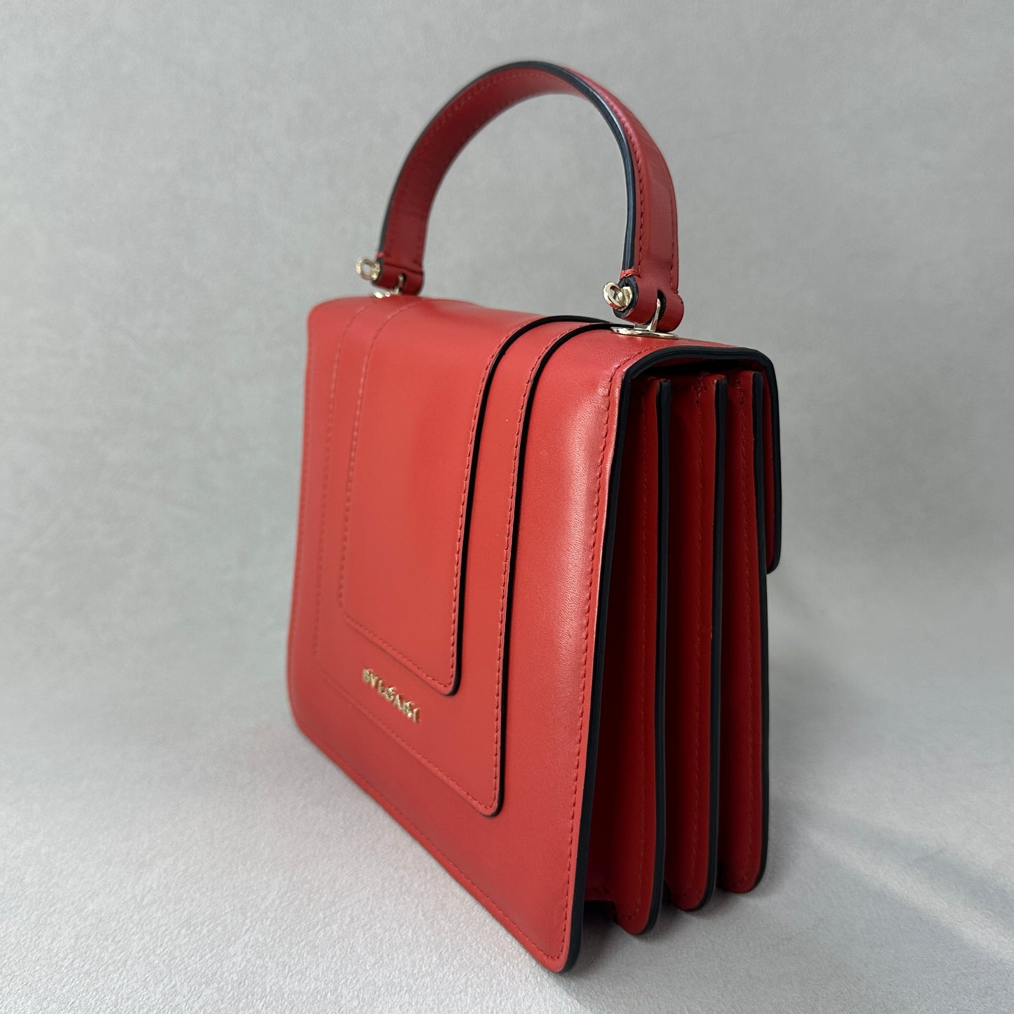 Bvlgari - Serpenti - Leather - Red - (mini)