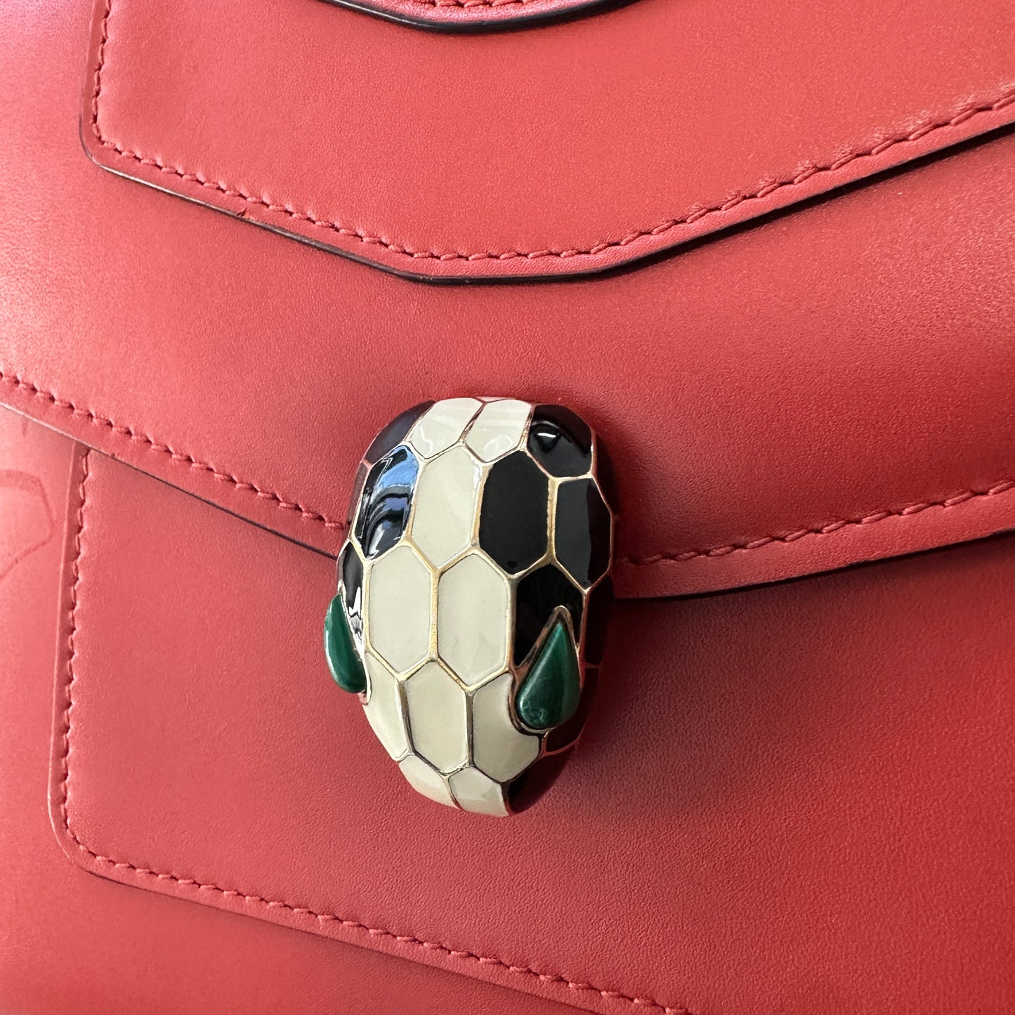 Bvlgari - Serpenti - Leather - Red - (mini)