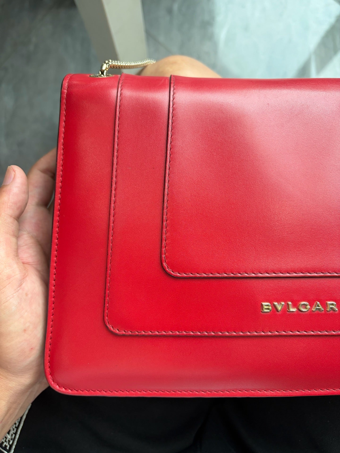 Bvlgari - Serpenti - Leather - Red - (Small)