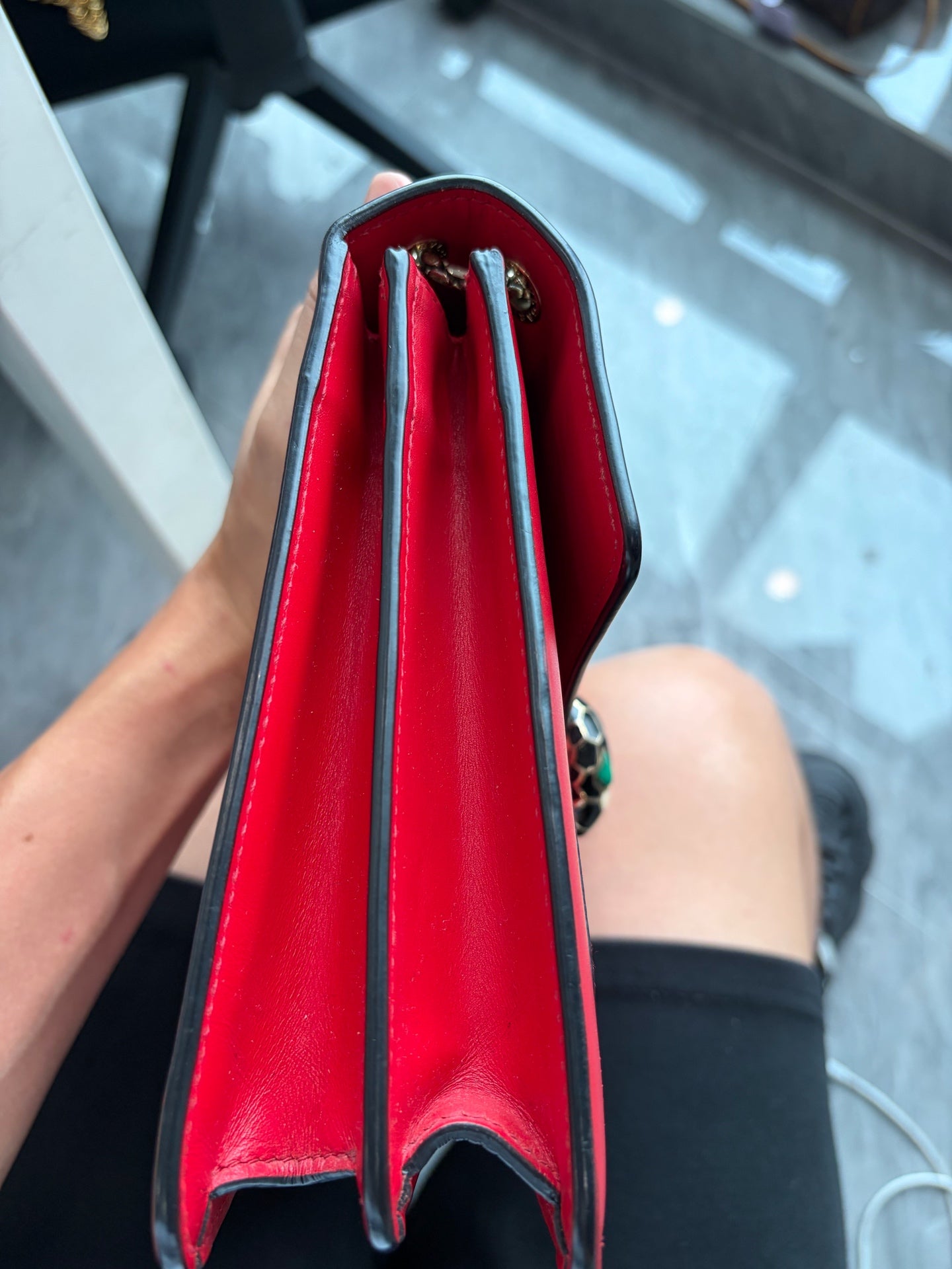 Bvlgari - Serpenti - Leather - Red - (Small)