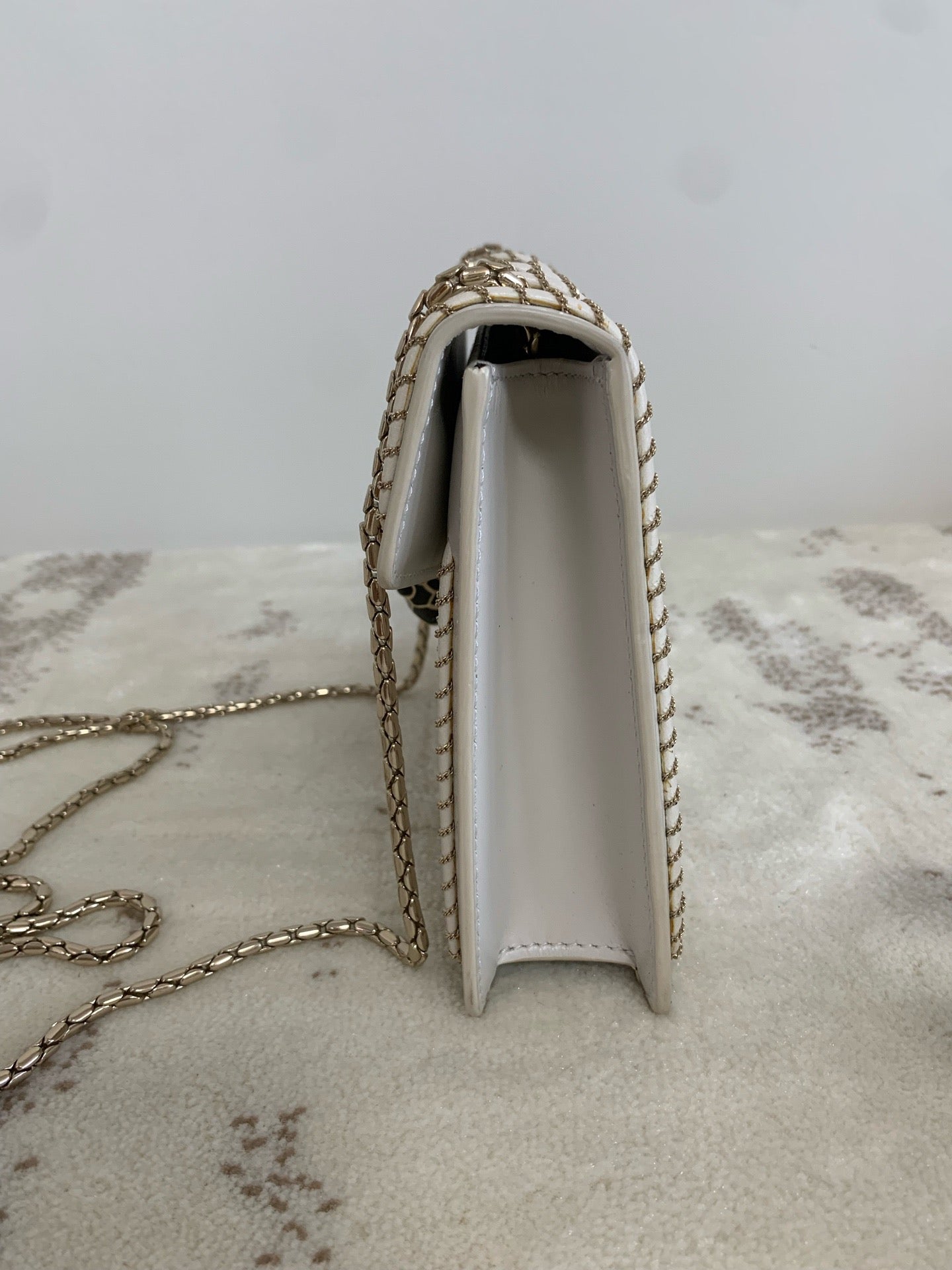 Bvlgari - Serpenti - Leather - White - (mini)