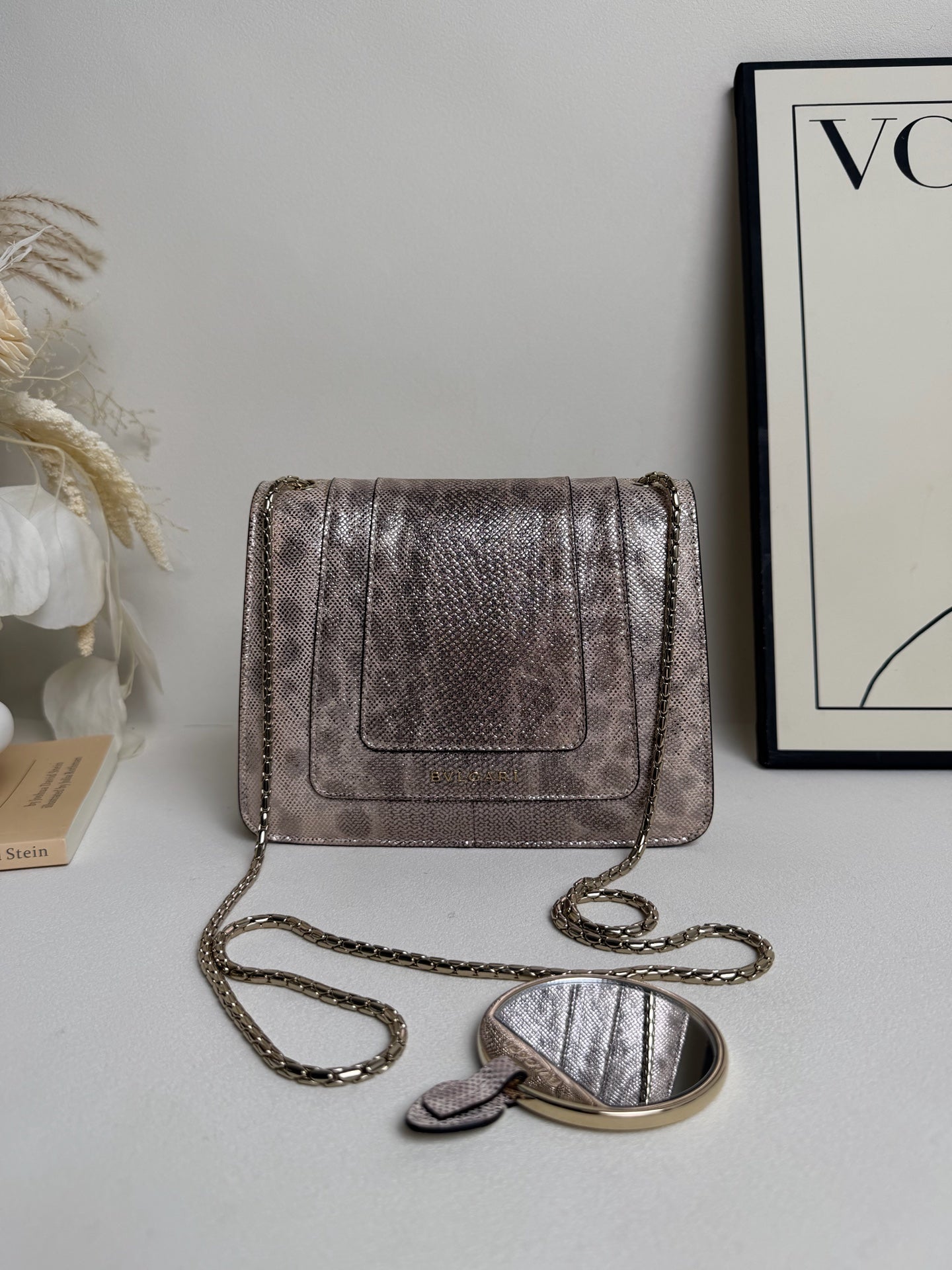 Bvlgari - Serpenti - Lizard - Beige - (mini)