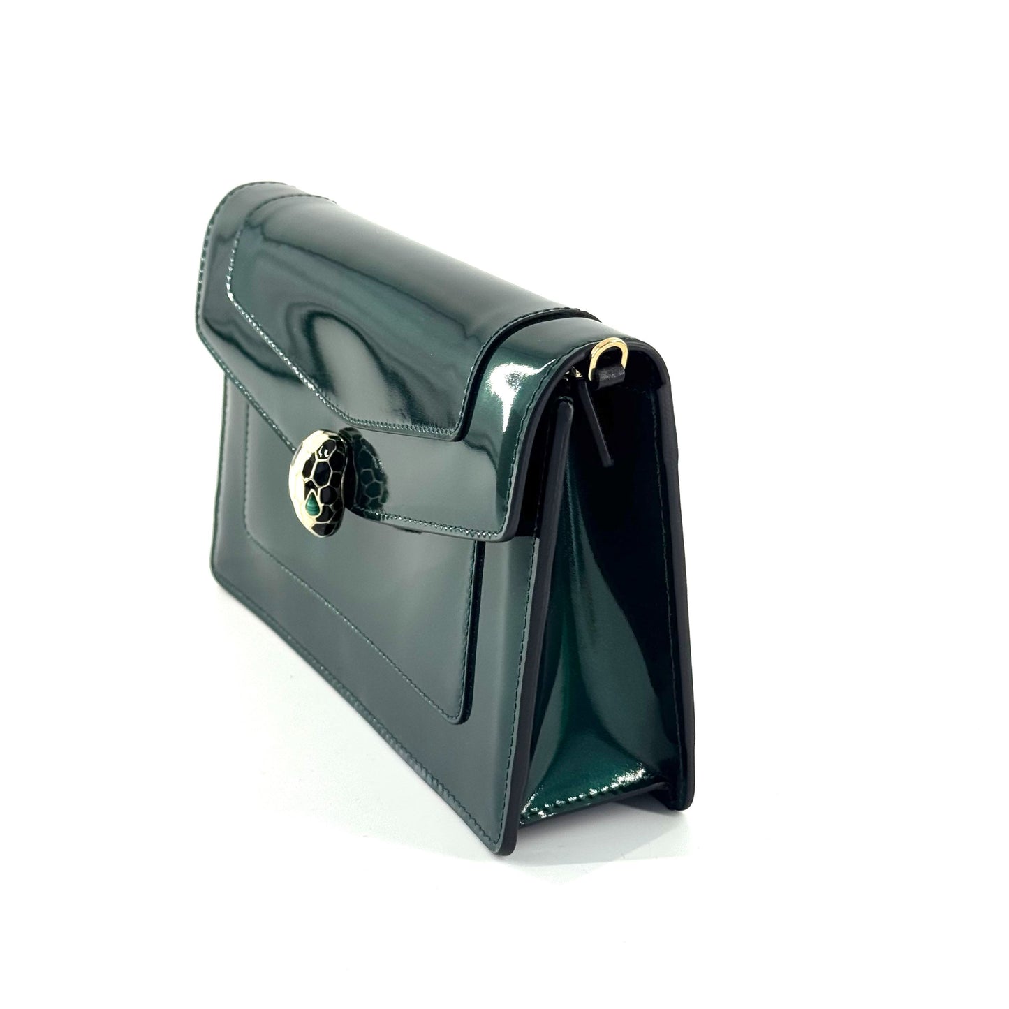 Bvlgari - Serpenti - Patent leather - Green - (small)
