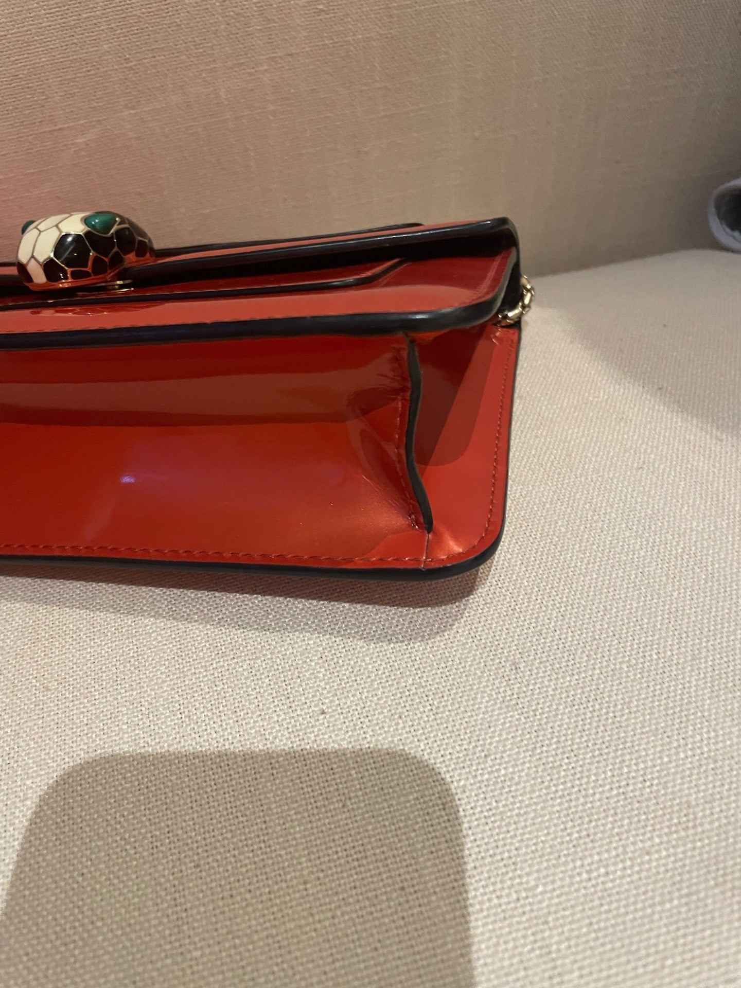 Bvlgari - Serpenti - Patent leather - Red - (mini)