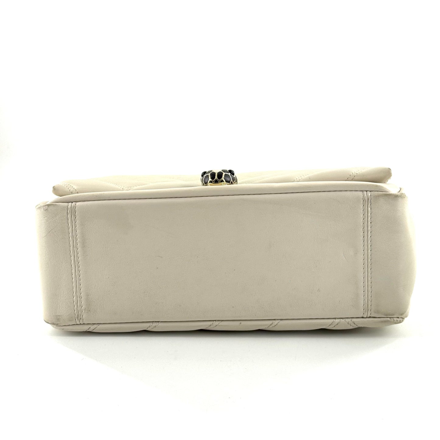 Bvlgari - Serpenti Puffy Bag - Leather - White - (Medium)