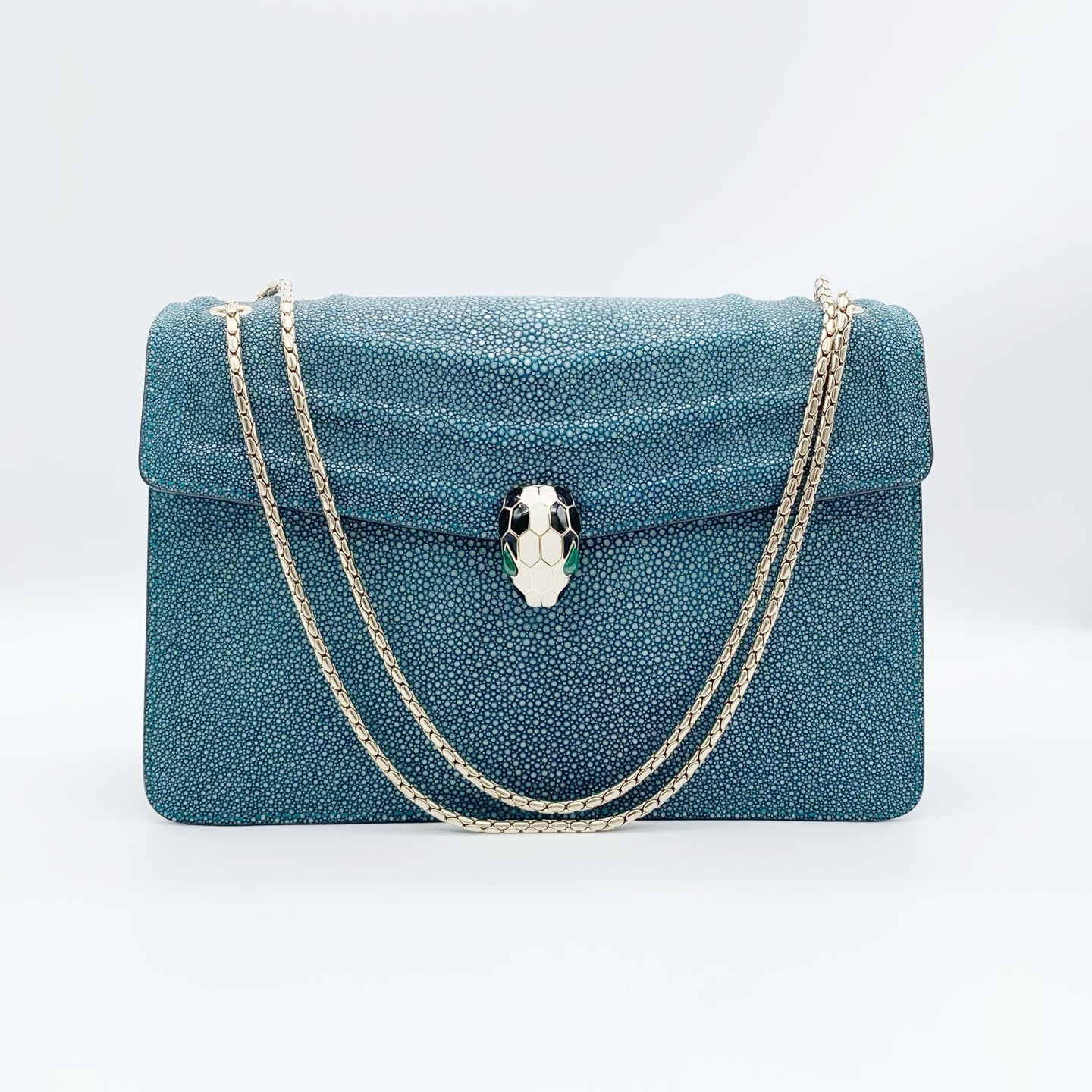 Bvlgari - Serpenti - Rare leather - Green - (medium)