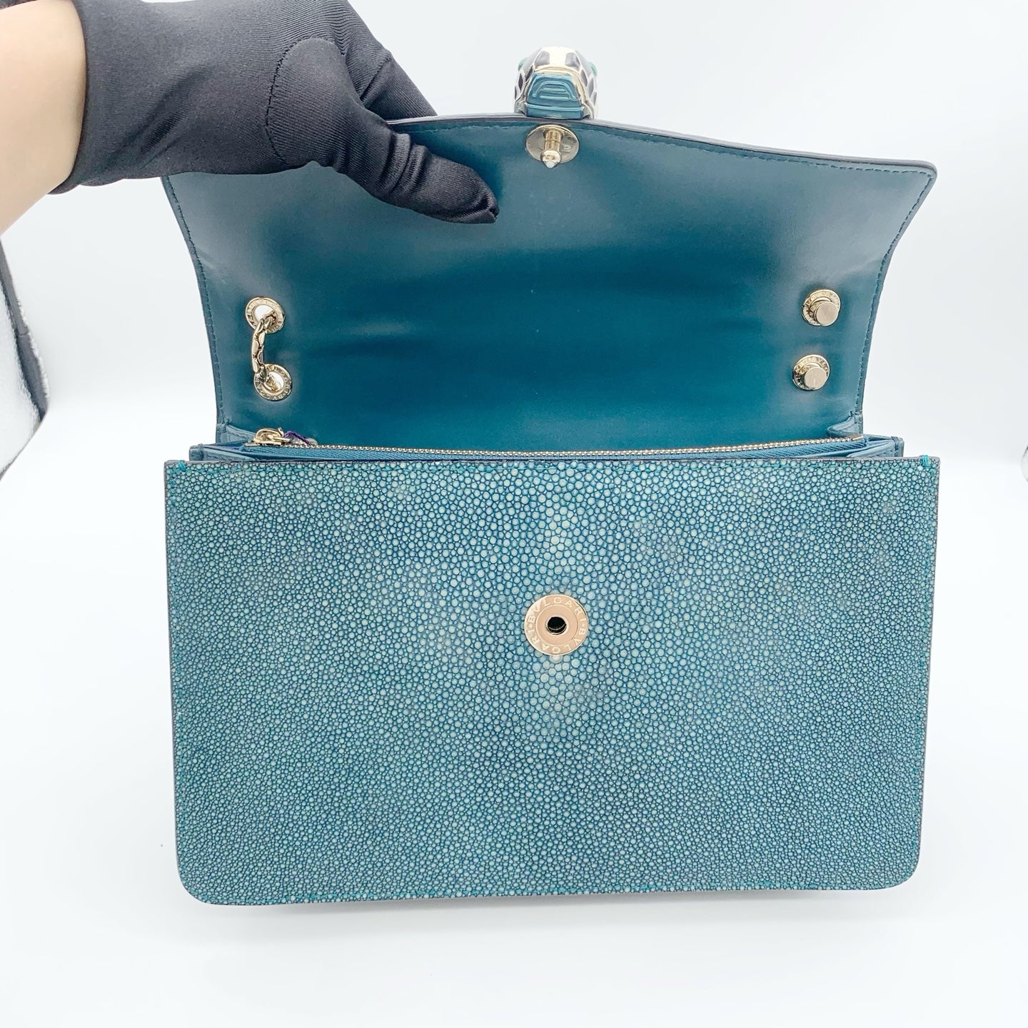 Bvlgari - Serpenti - Rare leather - Green - (medium)
