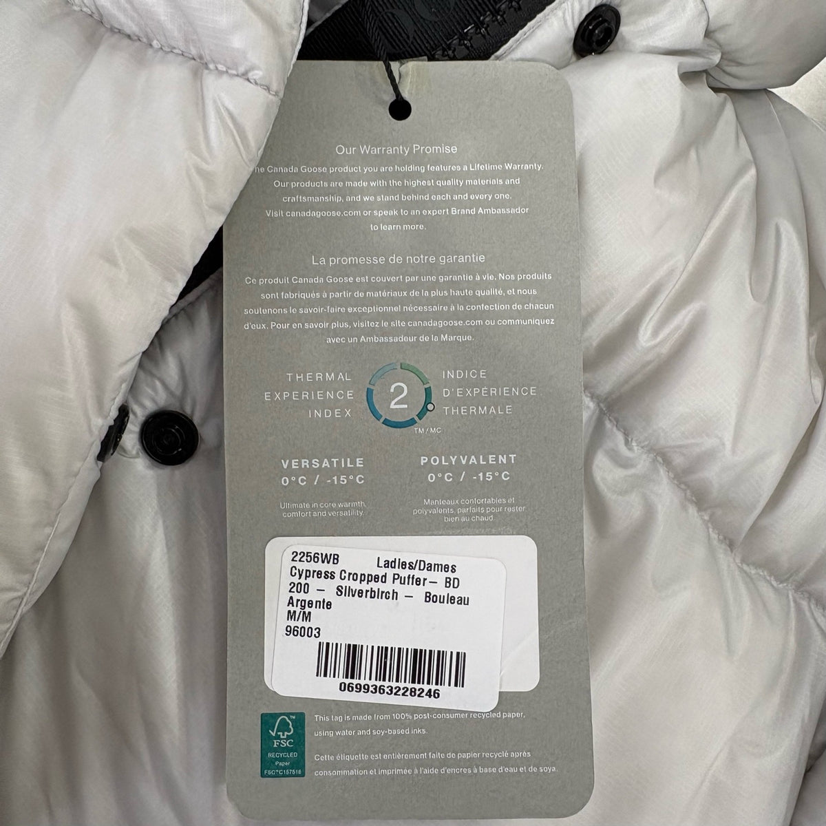 Canada Goose - Cypress Cropped Puffer - Polyamide - Grey - (M)