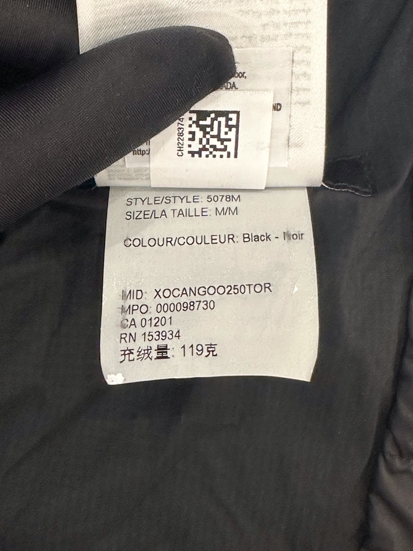Canada Goose - Lodge - Polyester - Black - (M)