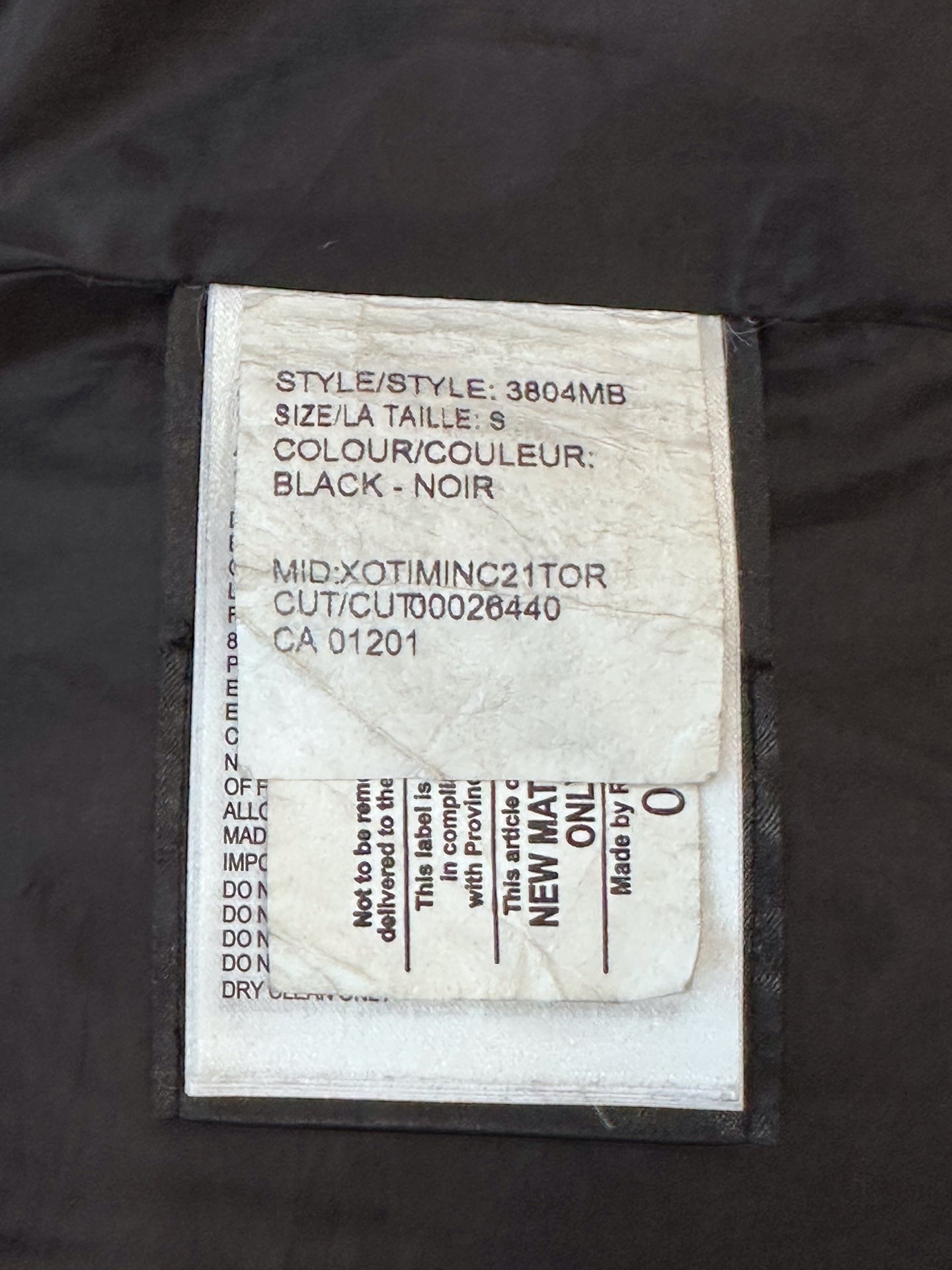 Canada Goose - MacMillan - Polyester - Black - (S)