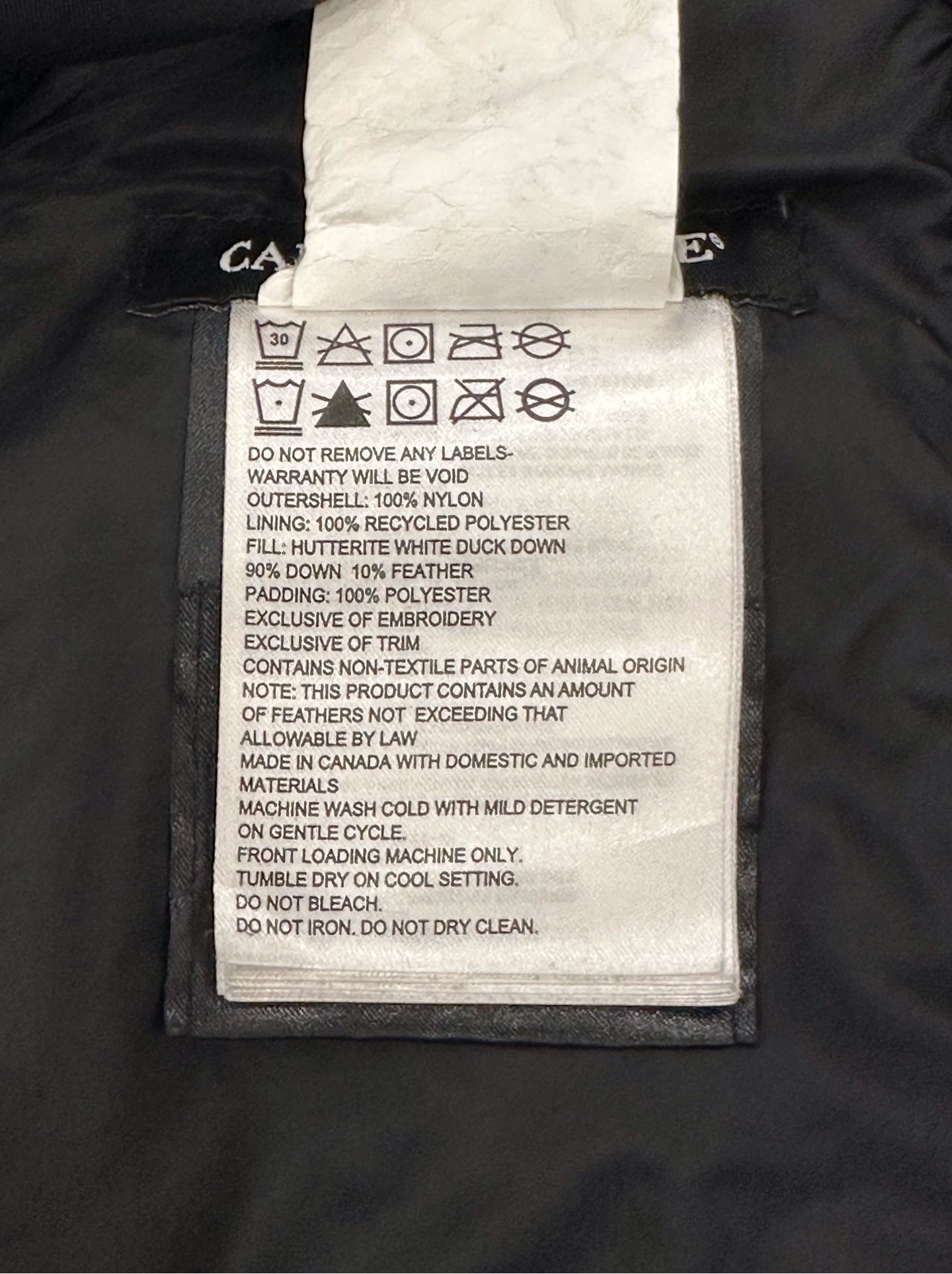 Canada Goose - Other - Polyamide - Black - (S)