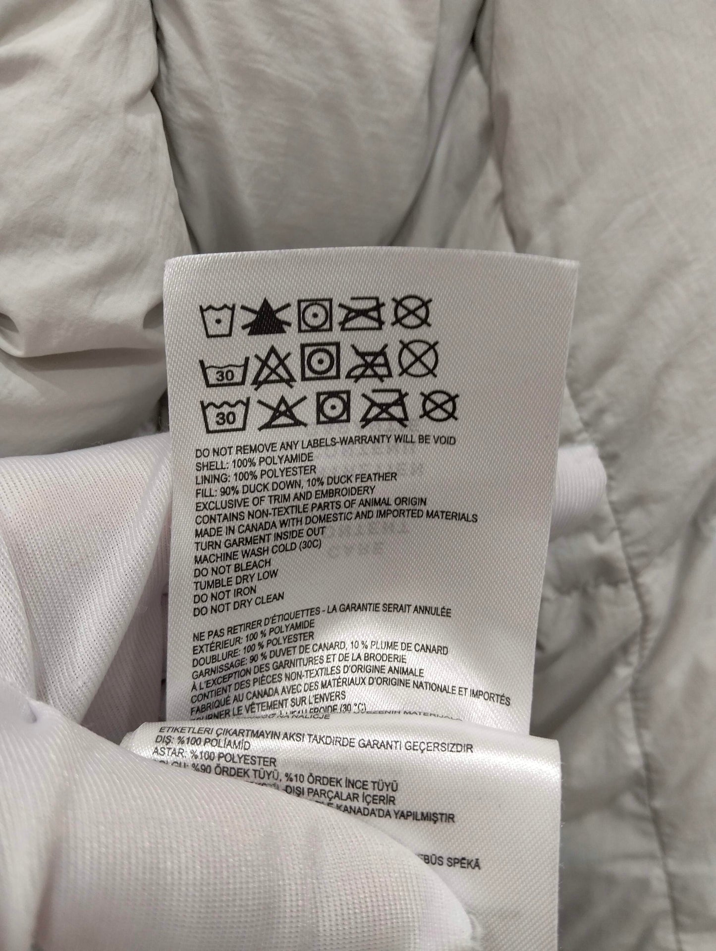 Canada Goose - Other - Polyamide - Grey - (XS)