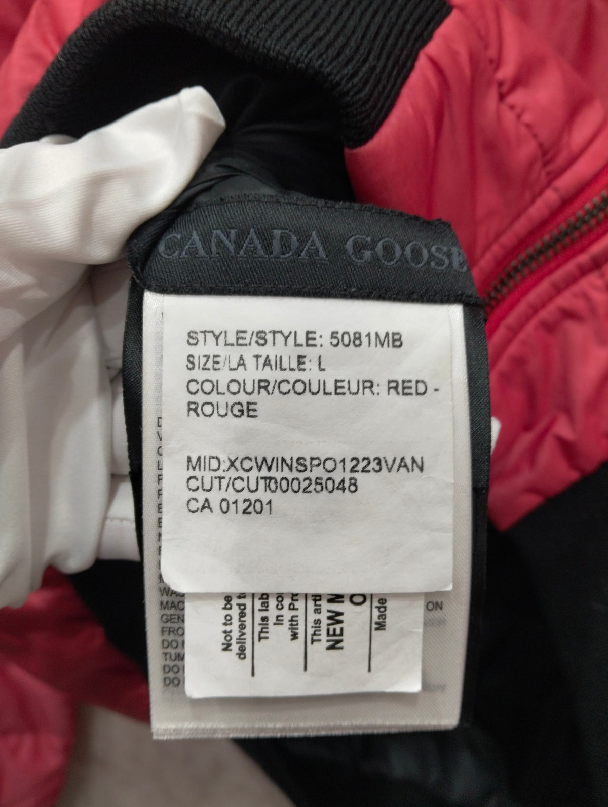 Canada Goose - Other - Polyamide - Red - (L)