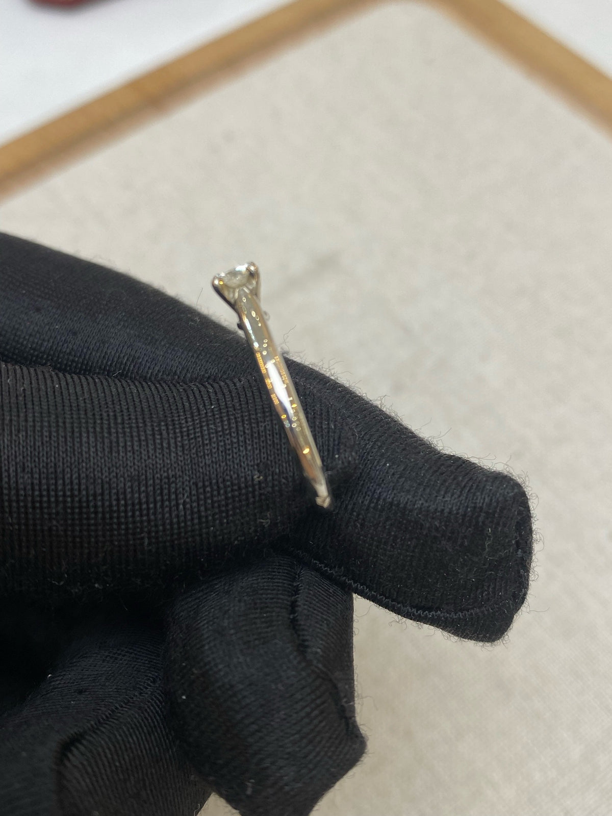 Cartier - 1895 - 950 platinum; 0.23 ct diamond, E colour, VVS1 clarity, triple excellent cut, no fluorescence - Silver - (49)