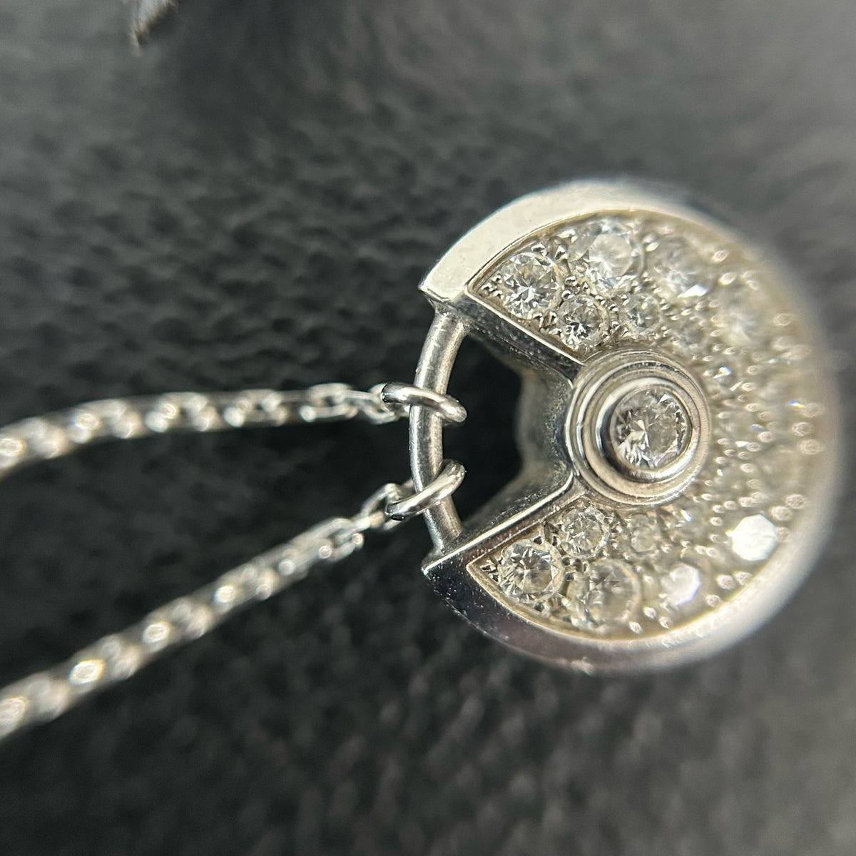 Cartier - Amulette de Cartier Mini - 18k white gold with diamonds - Silver - (mini)