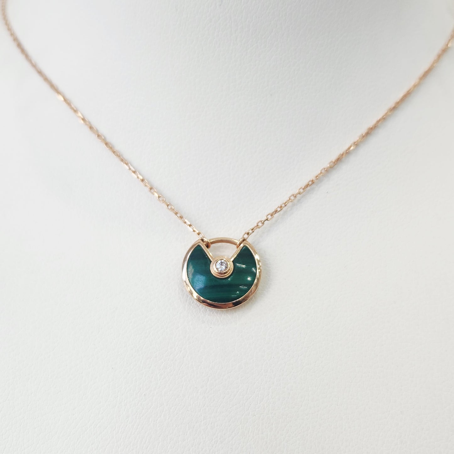 Cartier - Amulette de Cartier - Pink gold - Green