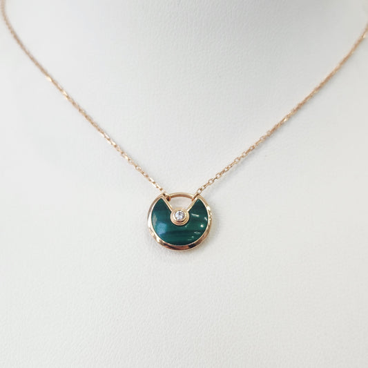 Cartier - Amulette de Cartier - Pink gold - Green