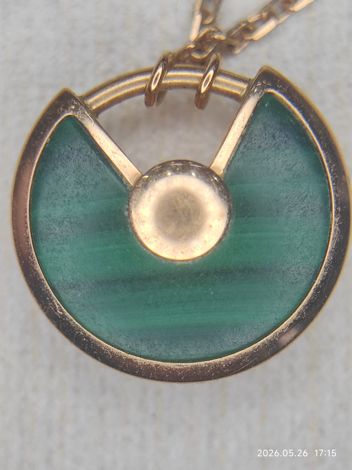 Cartier - Amulette de Cartier - Pink gold - Green