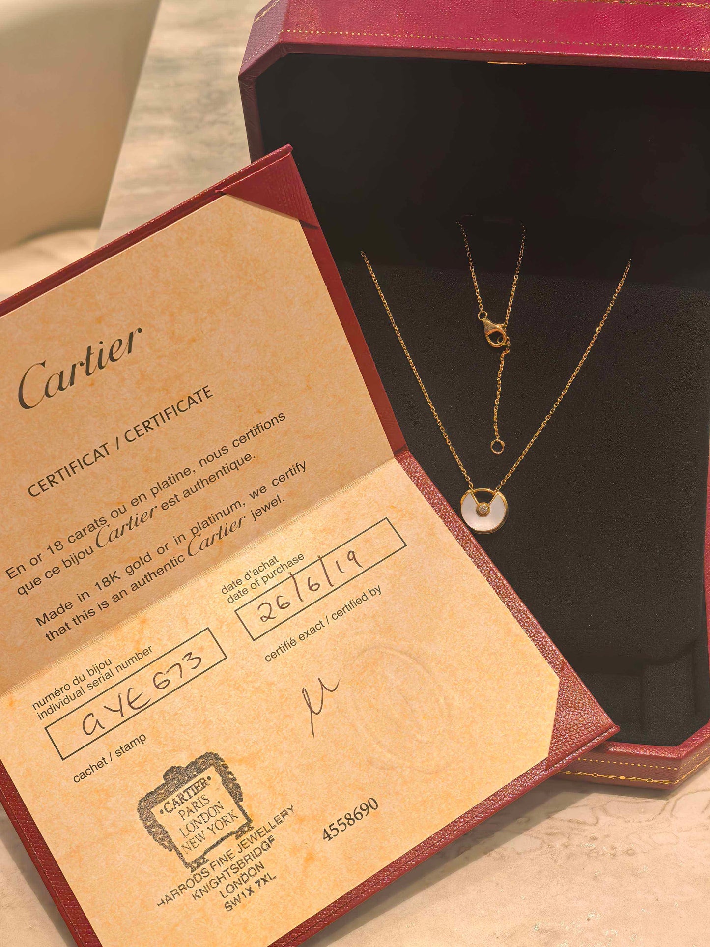 Cartier - Amulette de Cartier - Yellow gold - Yellow