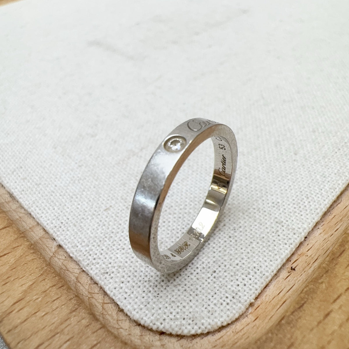 Cartier - C de Cartier - 950 platinum - Silver - (53)