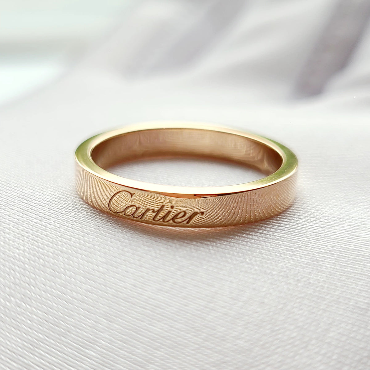 Cartier - C de Cartier Narrow Wedding Band - 18K pink gold - Pink - (53)