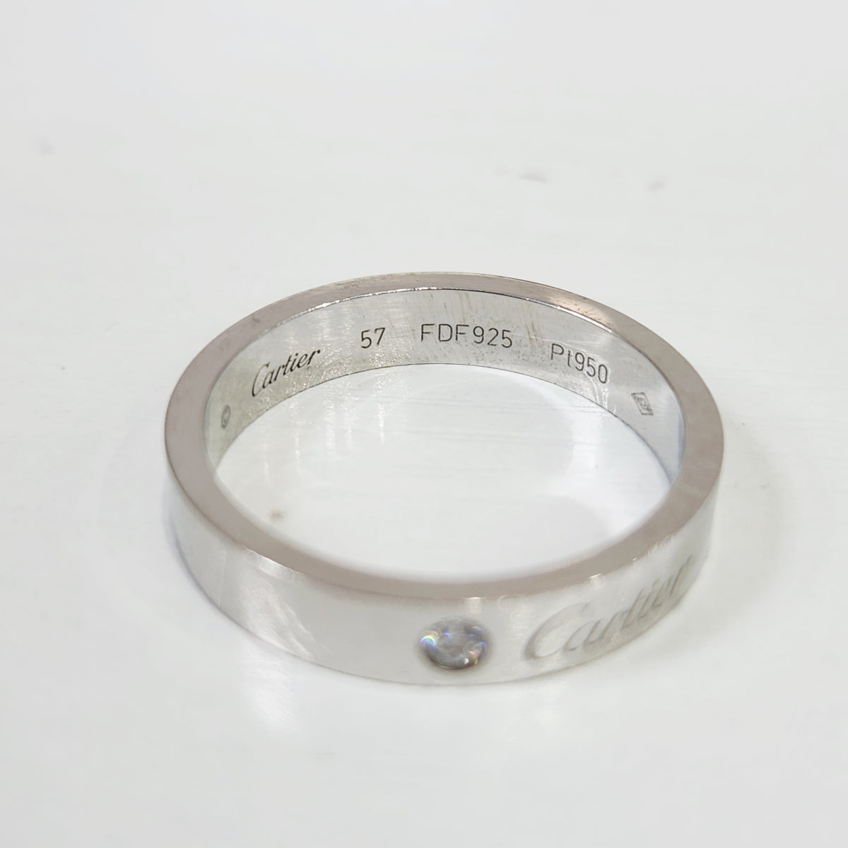 Cartier - C de Cartier - Platinum - Silver - (57)