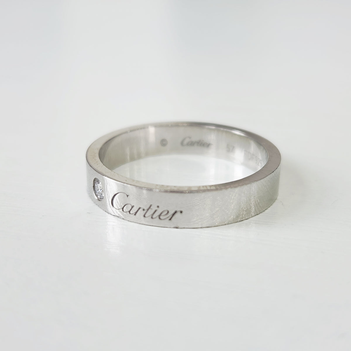 Cartier - C de Cartier - Platinum - Silver - (57)
