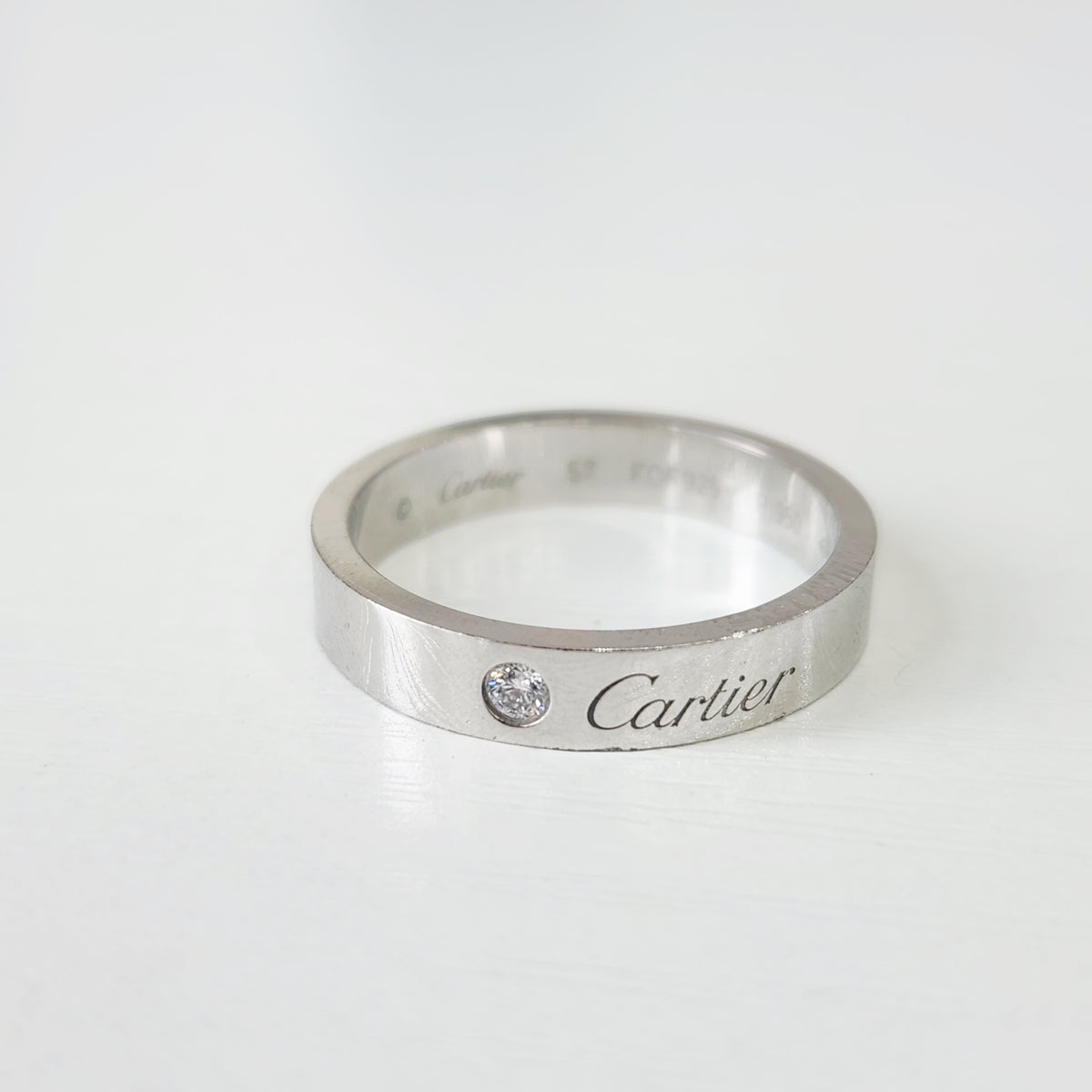Cartier - C de Cartier - Platinum - Silver - (57)