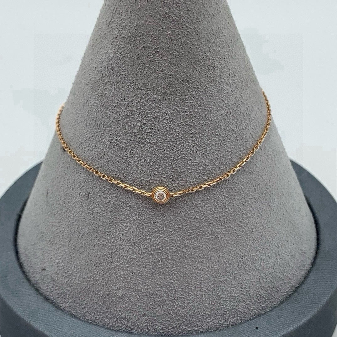 Cartier - Flying Saucer Extra Small - 18K rose gold and diamond - Gold - (Extra small)