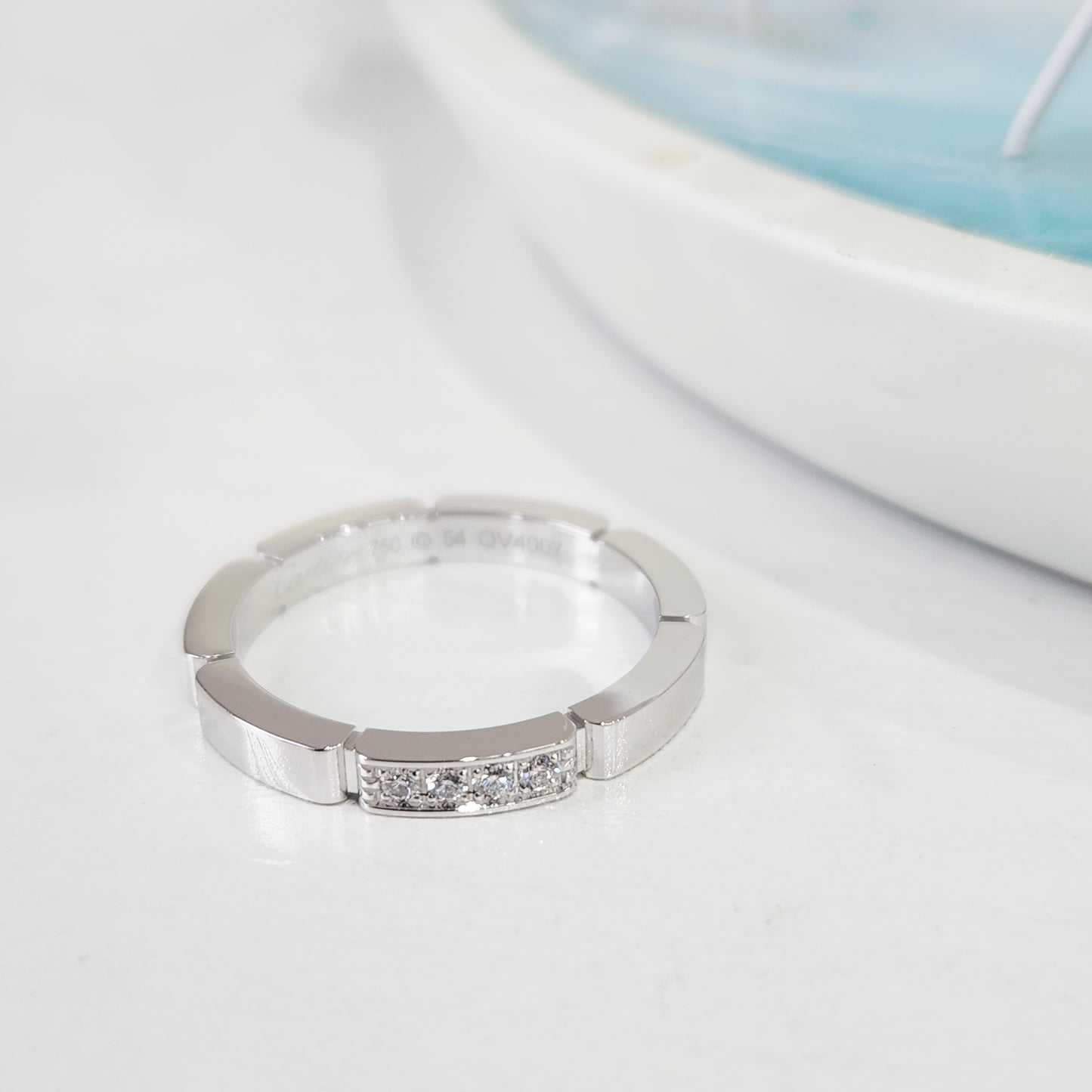 Cartier - La Ma Chêne - White gold - Silver - (54)