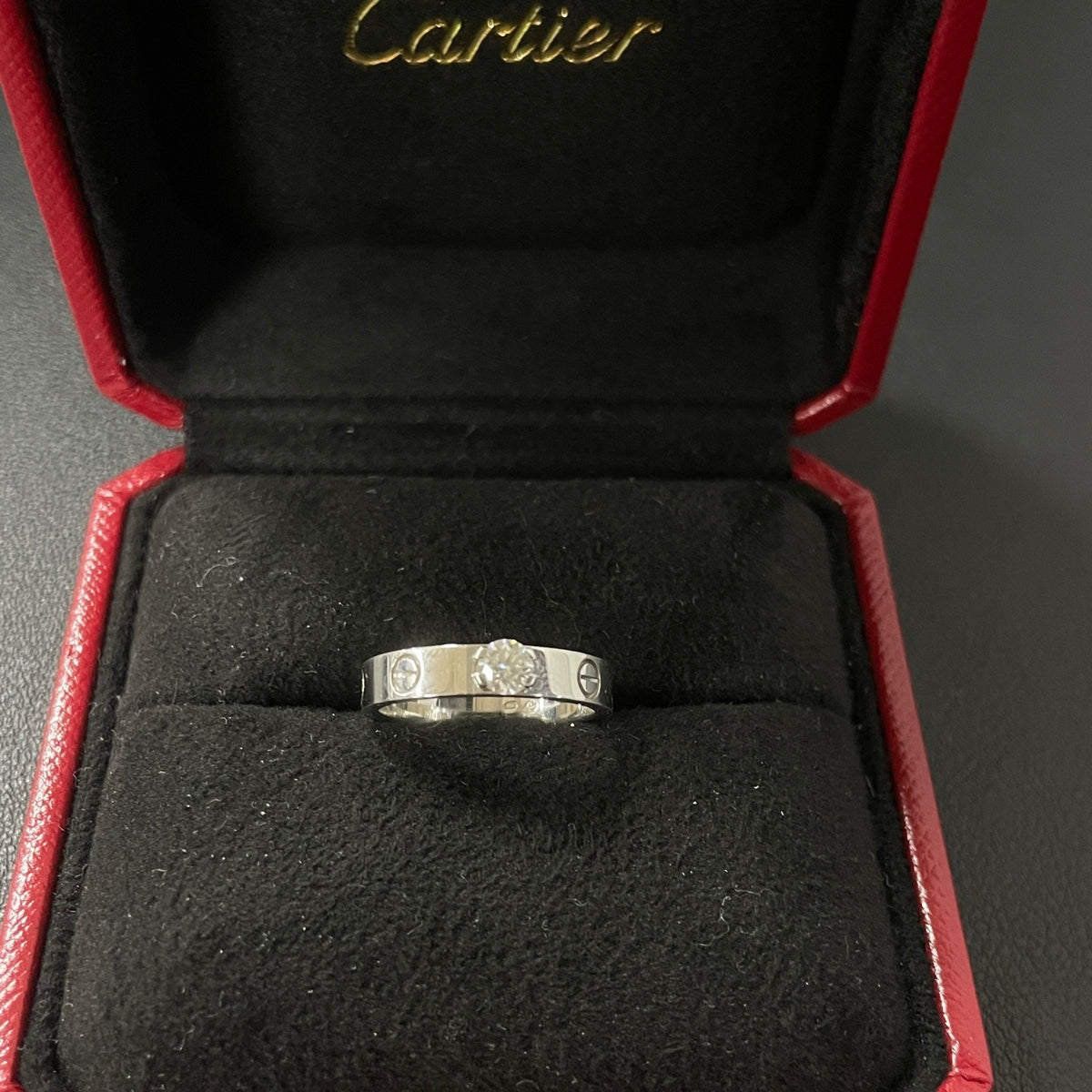 Cartier - LOVE 1 Diamond - 18K white gold with a 0.24 ct diamond - Silver - (51)
