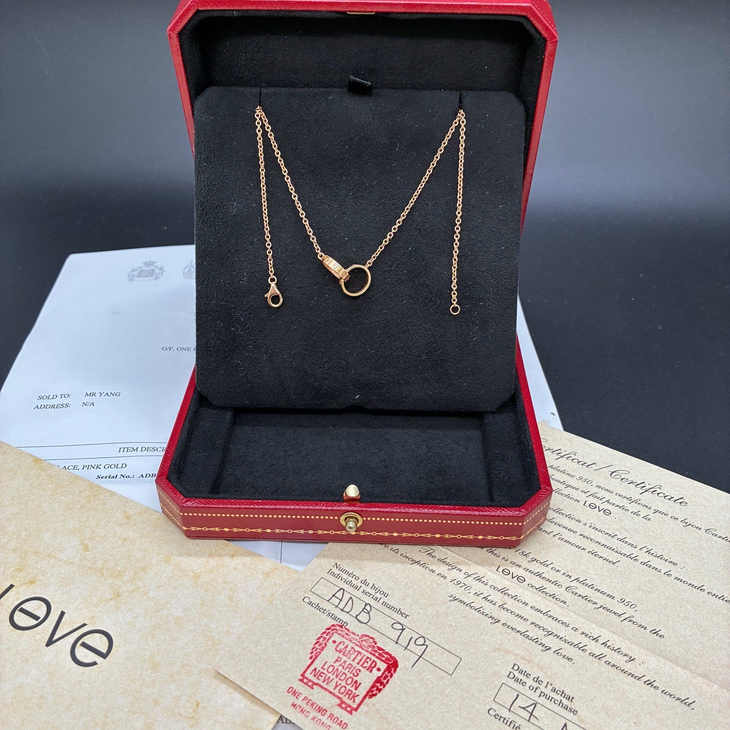 Cartier - Love - Pink gold - Pink