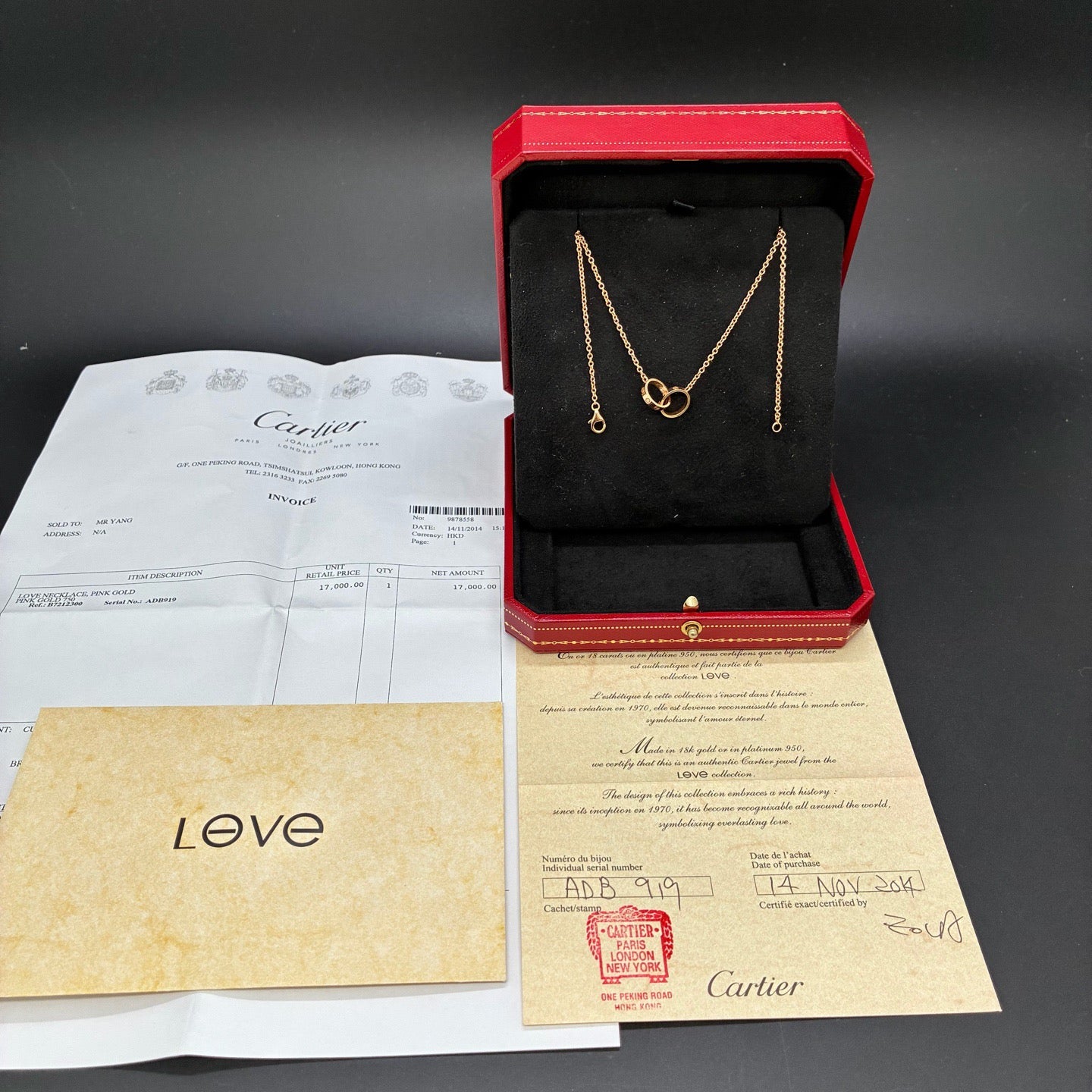 Cartier - Love - Pink gold - Pink
