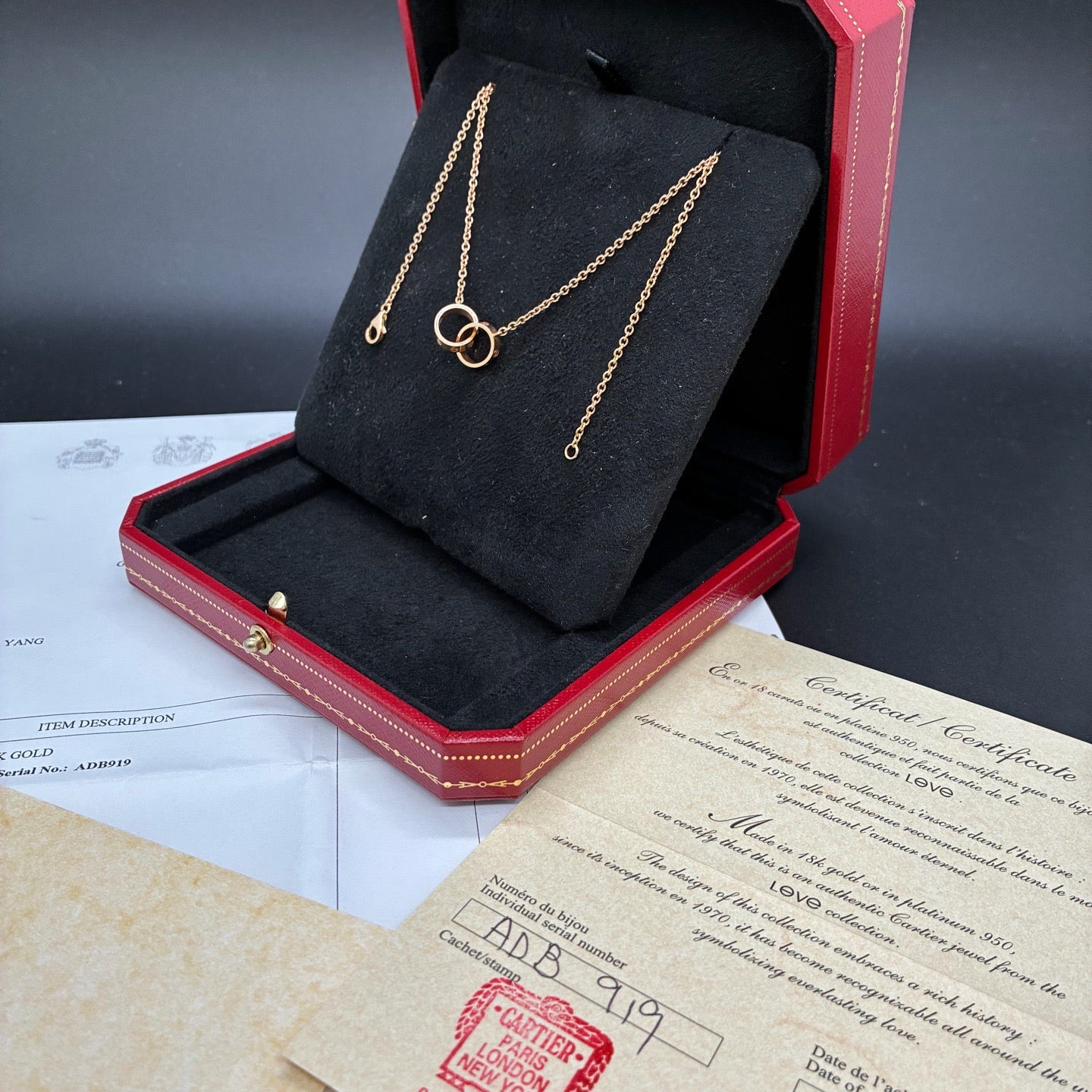Cartier - Love - Pink gold - Pink
