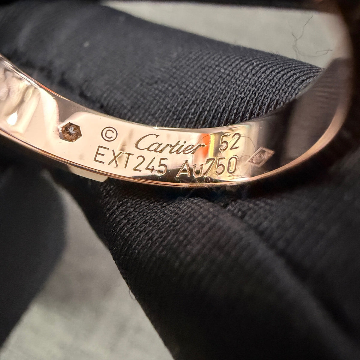 Cartier - LOVE ring, 1 diamond - 18-karat pink gold with one diamond - Gold - (52)