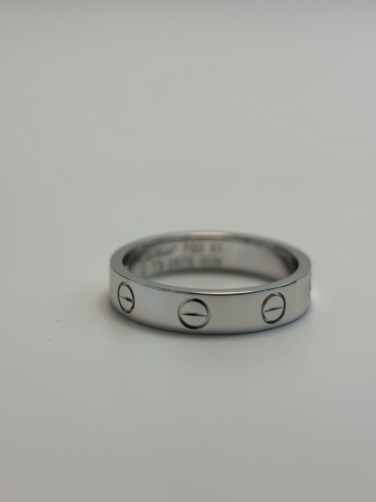 Cartier - Love Solitaire - White gold - Silver - (51)
