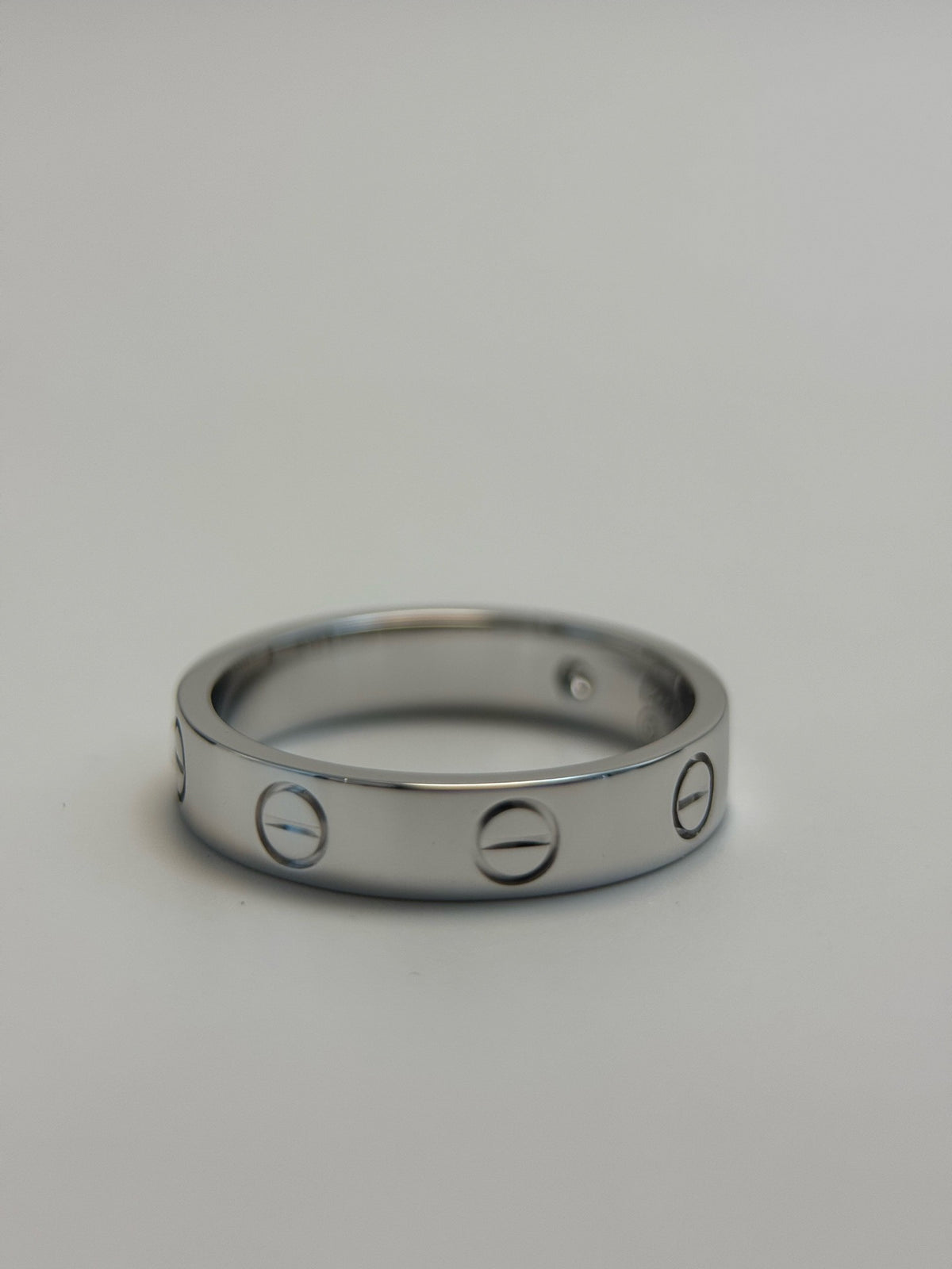 Cartier - Love Solitaire - White gold - Silver - (51)